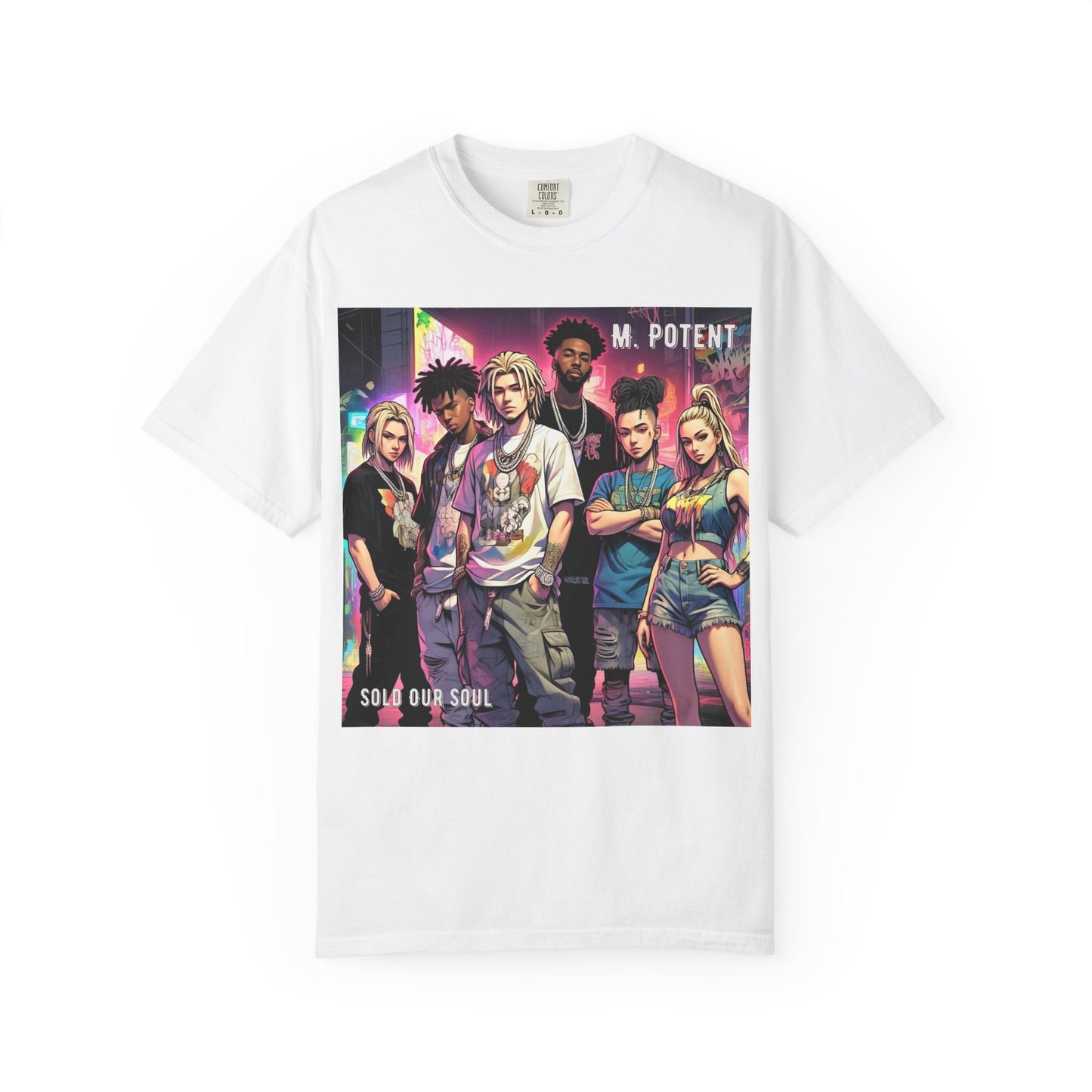 'Sold Our Soul' by M. Potent, Hip Hop Graphic Tee, Streetwear T-Shirt, Unisex Casual Tee, Music-Inspired Shirt, Gifts for Music Lovers, Trendy Fashion Top