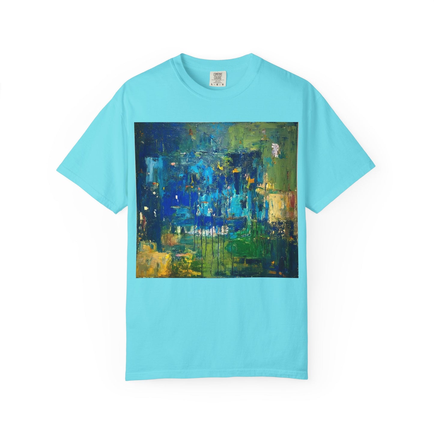 Artistic Unisex T-Shirt, Colorful Abstract Tee, Casual Wear, Gift for Art Lovers, Summer Essential, Unique Graphic Shirt