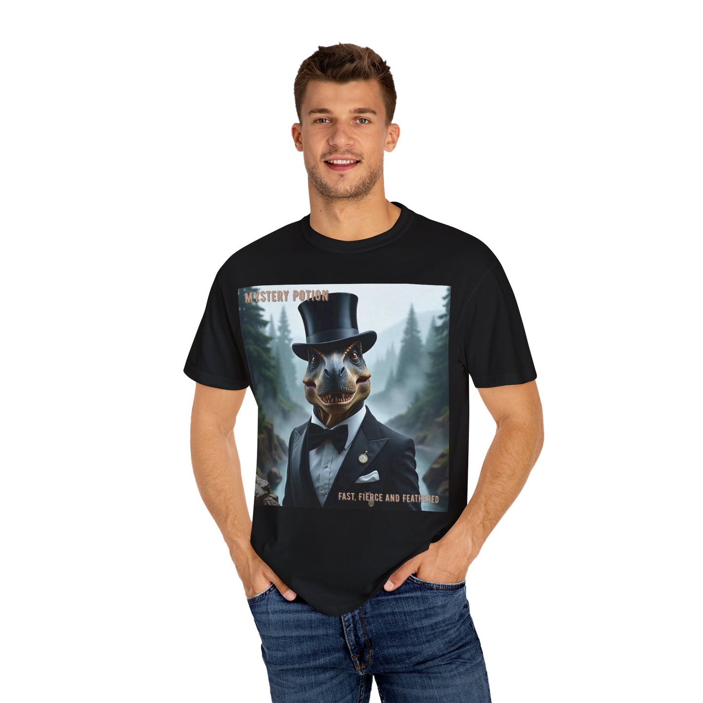 Mystery Potion T-shirt, Quirky Animal Graphic Tee, Fun Gift for Nature Lovers, Unique Fashion Statement, Casual Wear, Unisex Graphic Tee