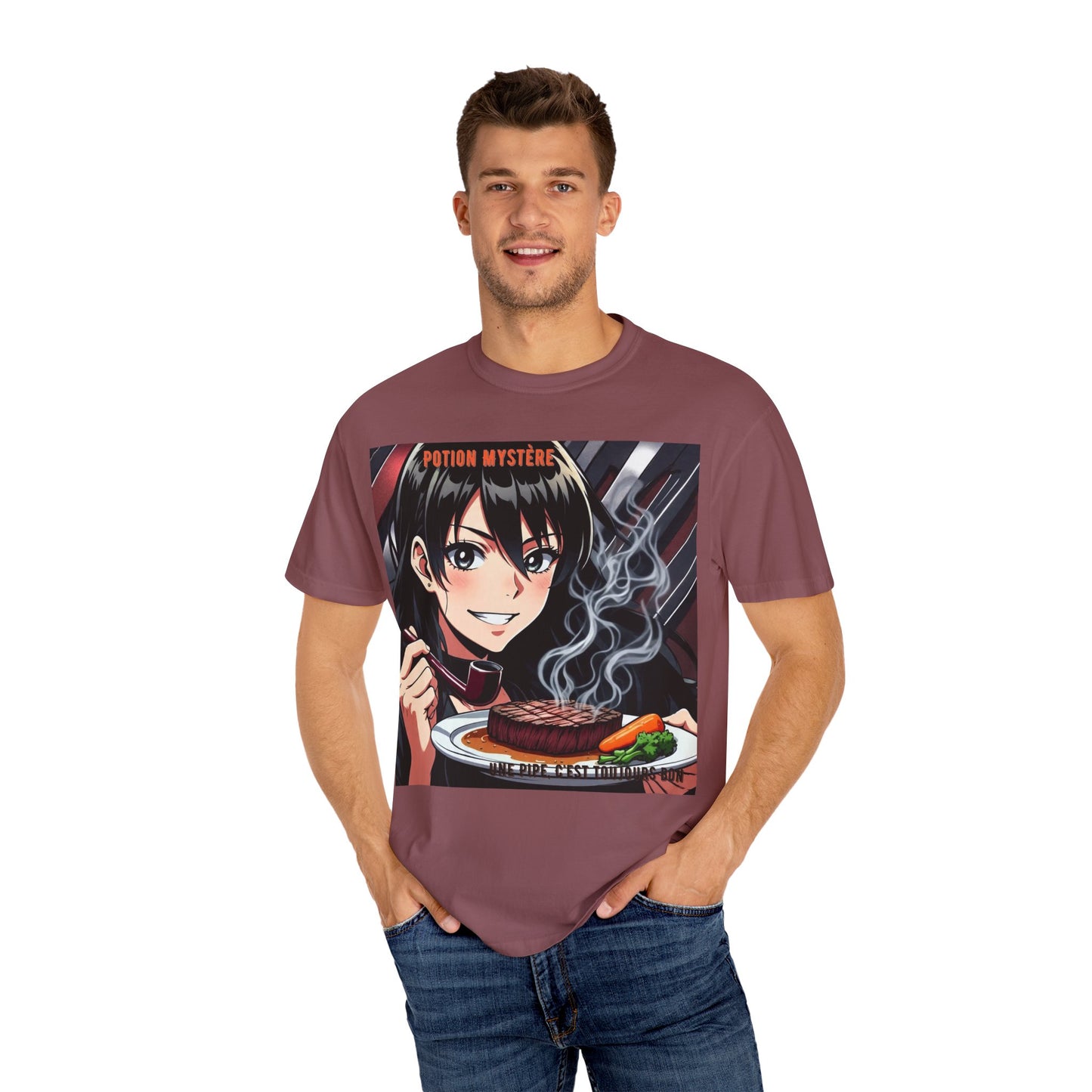 Mystical Culinary Unisex T-shirt - Ideal for Anime Fans, Food Lovers, Casual Wear, Gift for Foodies, Unique Graphic Tee