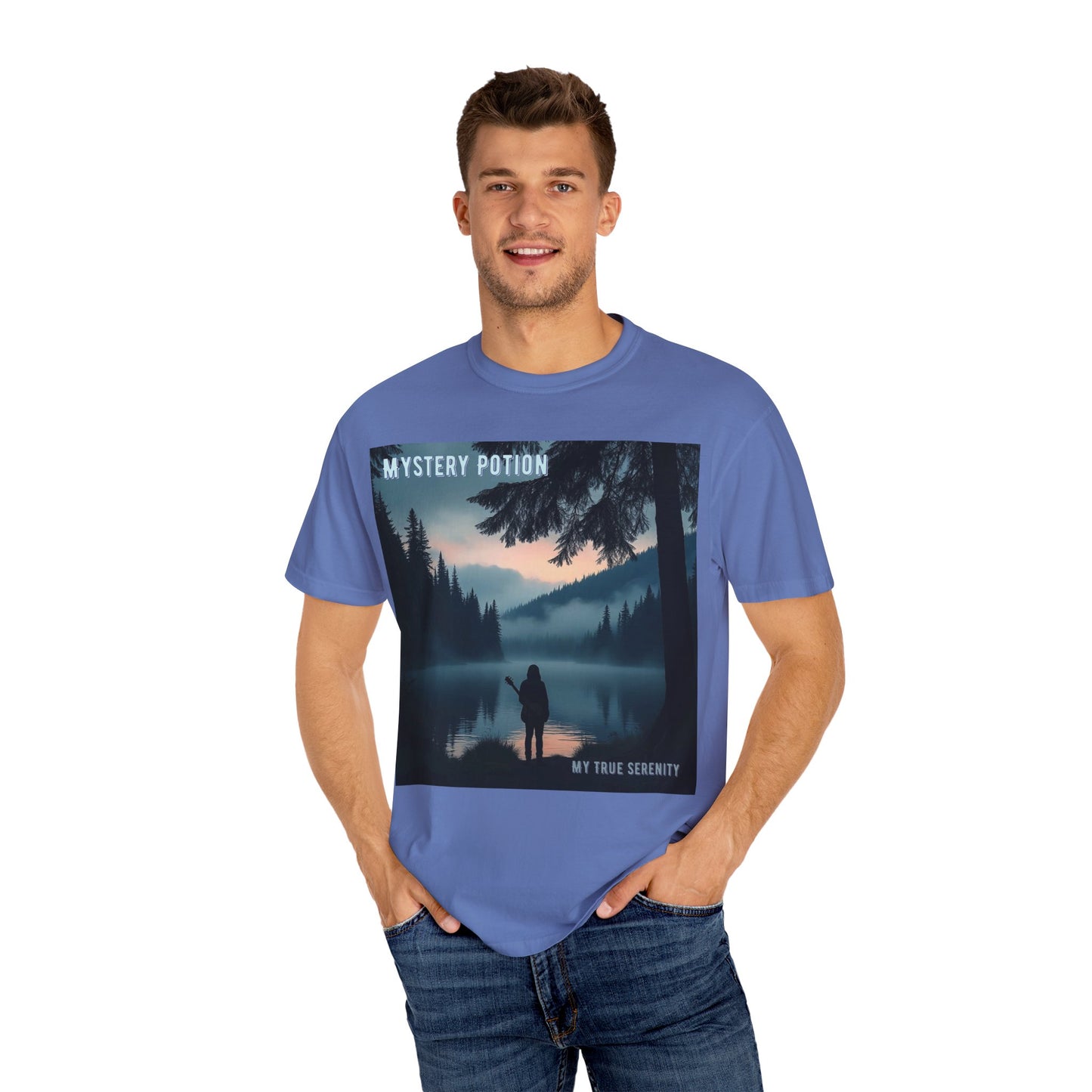 'My True Serenity' by Mystery Potion Unisex T-Shirt | Nature Lover Gift, Outdoor Adventure Tee, Casual Everyday Wear, Unique Graphic Shirt, Cozy and Stylish
