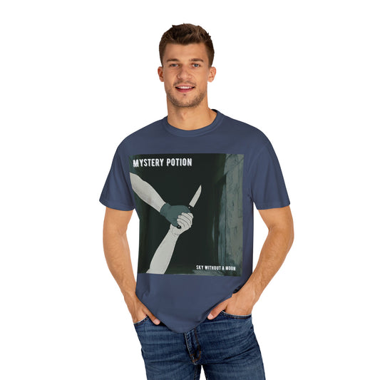 'Sky Without A Moon' by Mystery Potion Graphic Tee | Unisex Casual Wear, Artistic T-shirt, Unique Gift for Friends, Street Style Fashion, Gift for Occasions