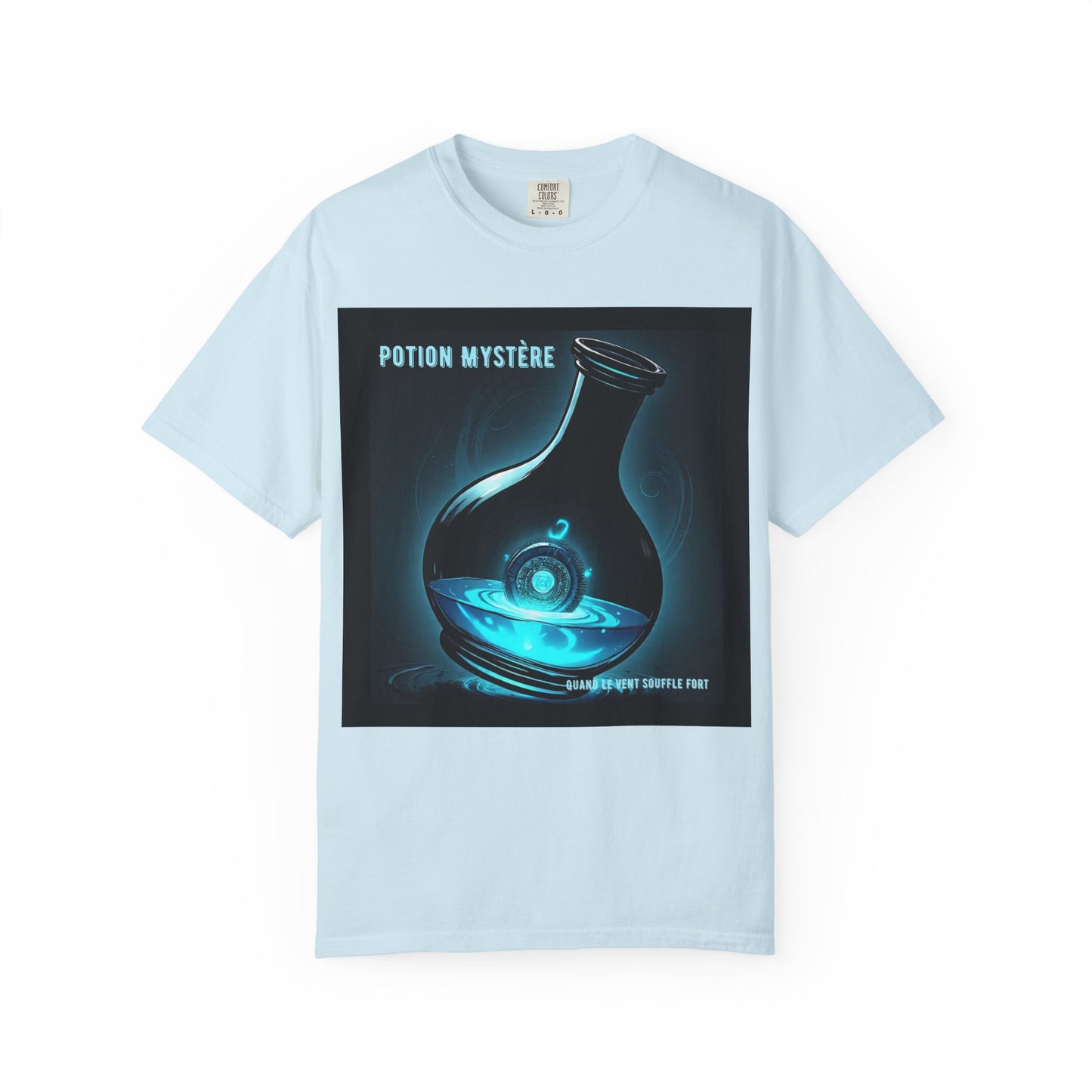 'Quand Le Vent Souffle Fort' par Potion Mystère, Mystery Potion T-Shirt, Unisex Graphic Tee, Magic Lab Shirt, Fantasy Apparel, Gift for Wizards and Witches