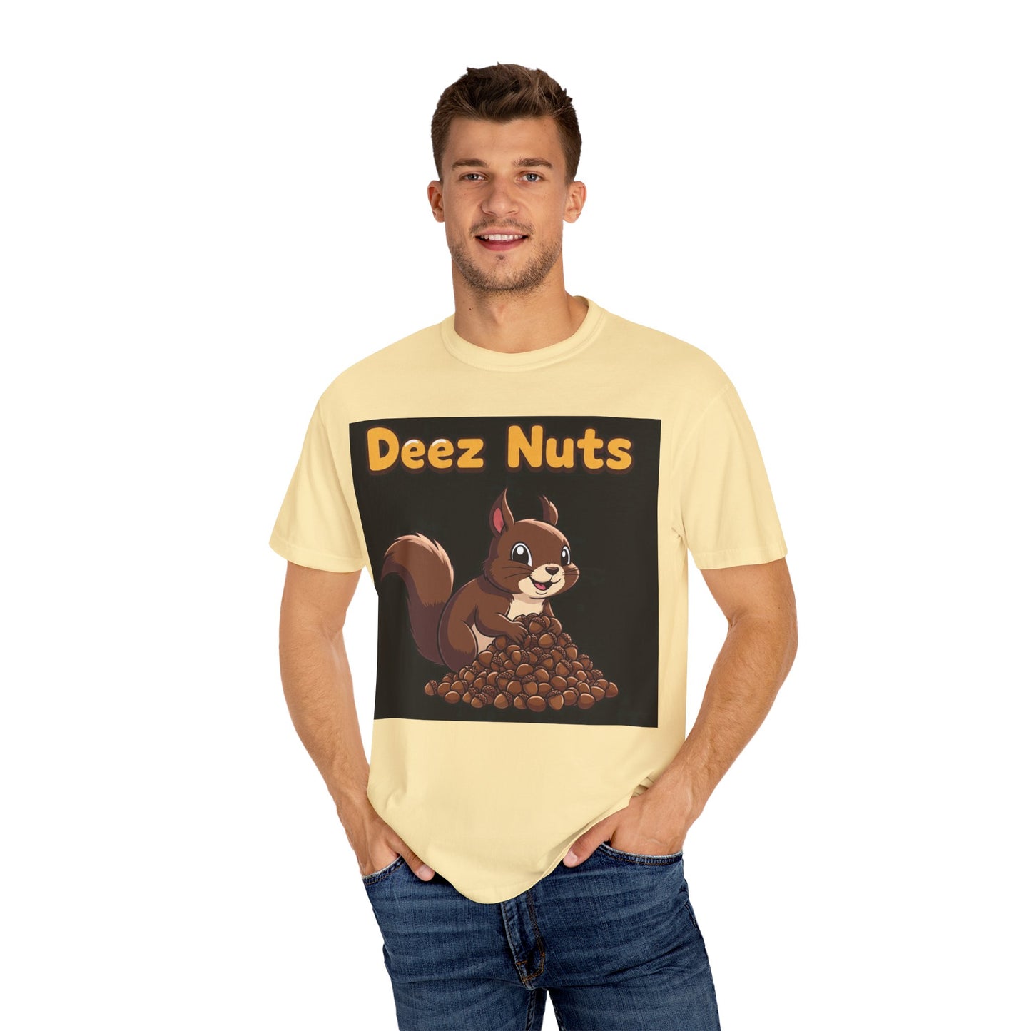 Funny Squirrel T-Shirt, Humor Tee for Friends, Gift for Nut Lovers, Quirky Apparel for Casual Outings, Perfect for Birthdays