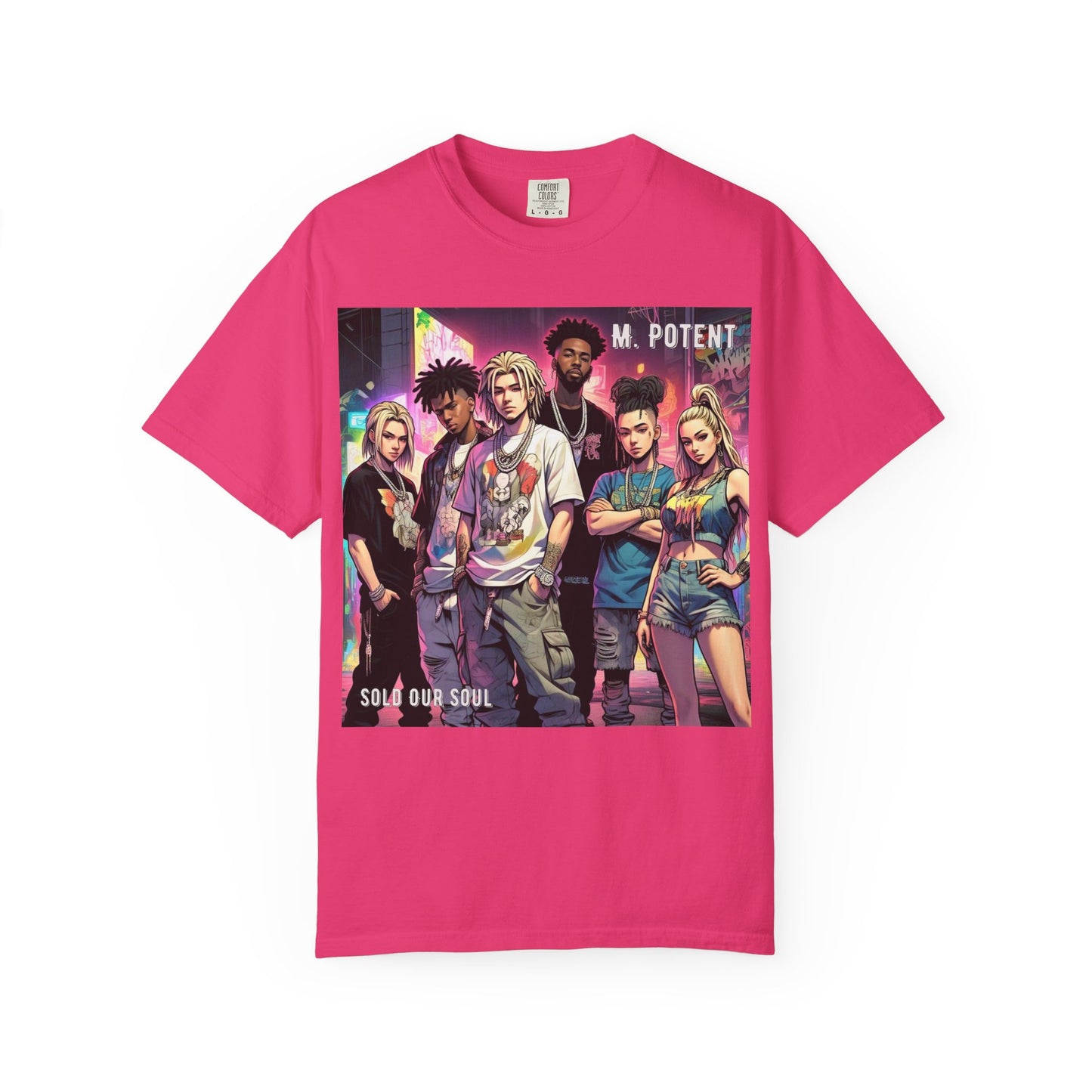 'Sold Our Soul' by M. Potent, Hip Hop Graphic Tee, Streetwear T-Shirt, Unisex Casual Tee, Music-Inspired Shirt, Gifts for Music Lovers, Trendy Fashion Top