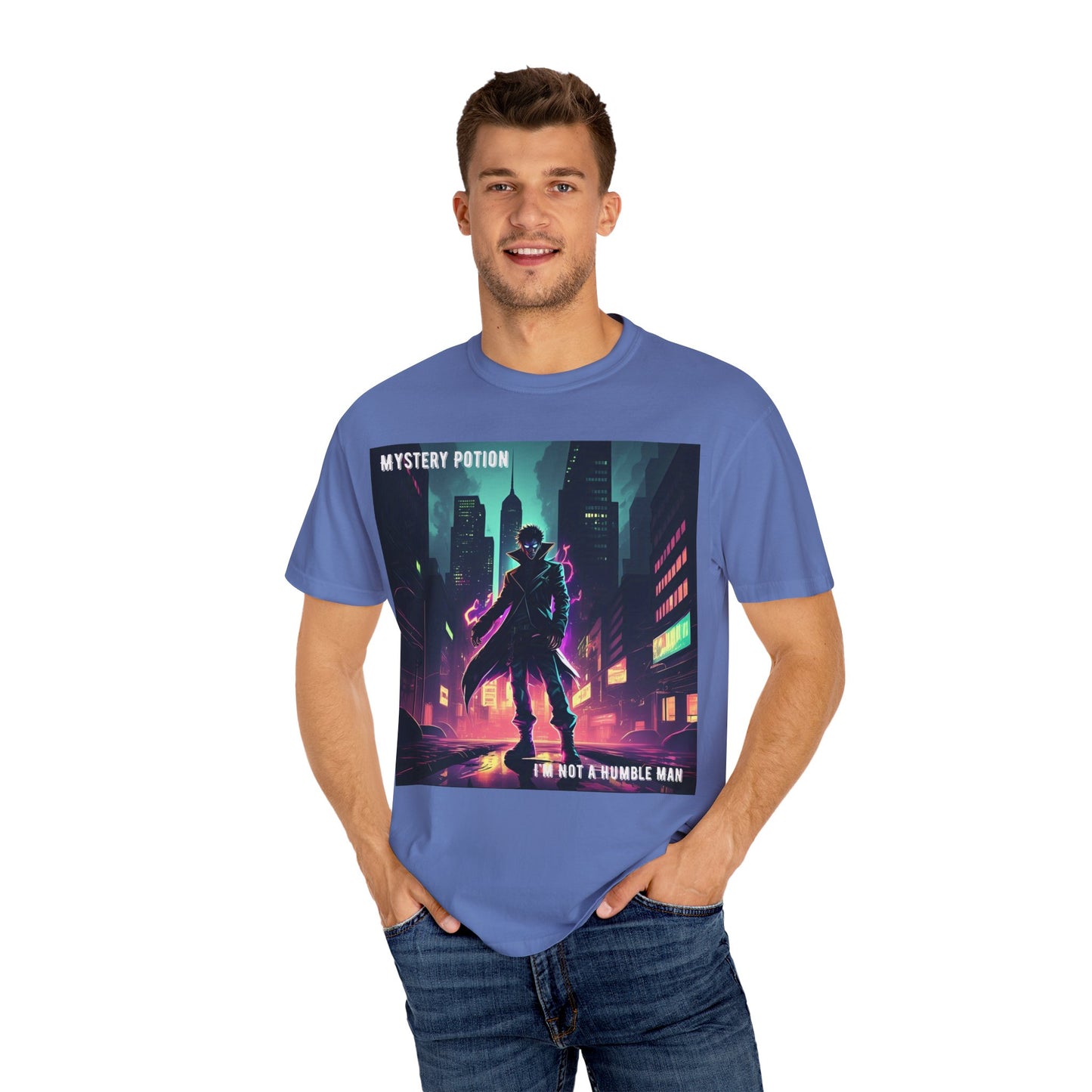 'I'm Not A Humble Man' Design, Mystery Potion Top Hit, Viral Musician's band T-shirt