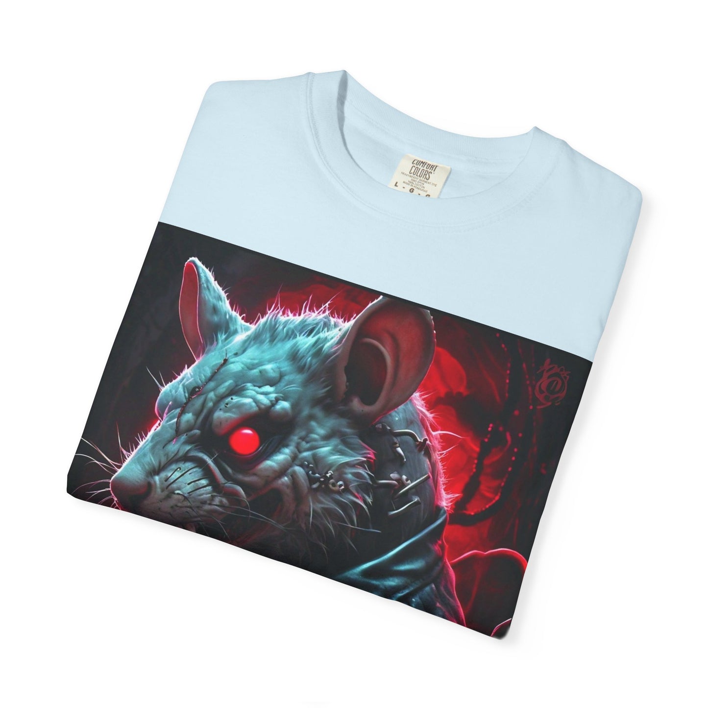'Mystery Potion' Punk Rock Rat in Leather Jacket T-shirt, Rocker Tee, Original Logo