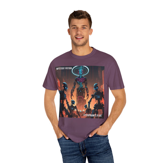 Retro Sci-Fi Graphic T-Shirt, Unisex Casual Tee, Cyberpunk Art Shirt, Gift for Nerds, Vintage Style Tee
