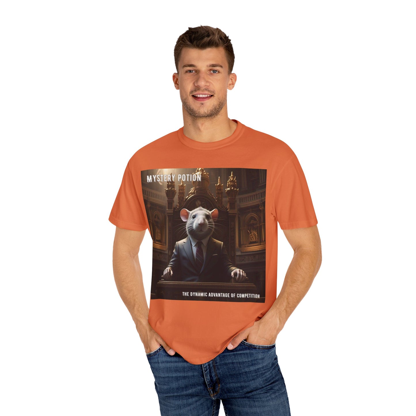Mystery Potion Funny Unisex T-Shirt, Gift for Animal Lovers, Quirky Tee, Unique Graphic Shirt, Perfect for All Occasions
