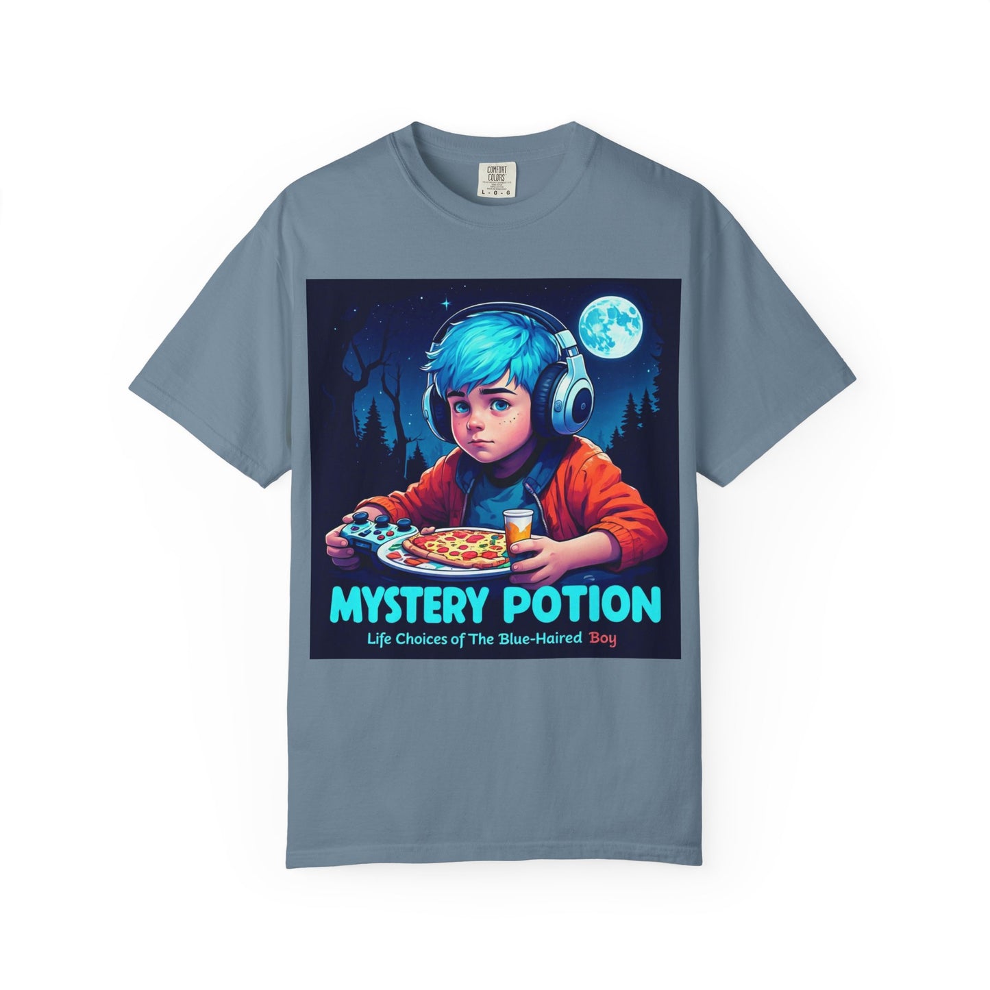 Mystery Potion T-shirt, Gamer Tee, Unisex Graphic Tee, Quirky Gift, Unique Design, Retro Vibe