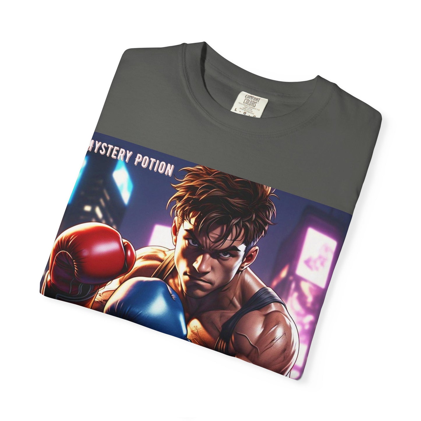'One Ton Punch' by Mystery Potion, Boxer T-Shirt, Unisex Graphic Tee, Gift for Gamers, Vintage Style Shirt, Cool Casual Wear, Streetwear Fashion