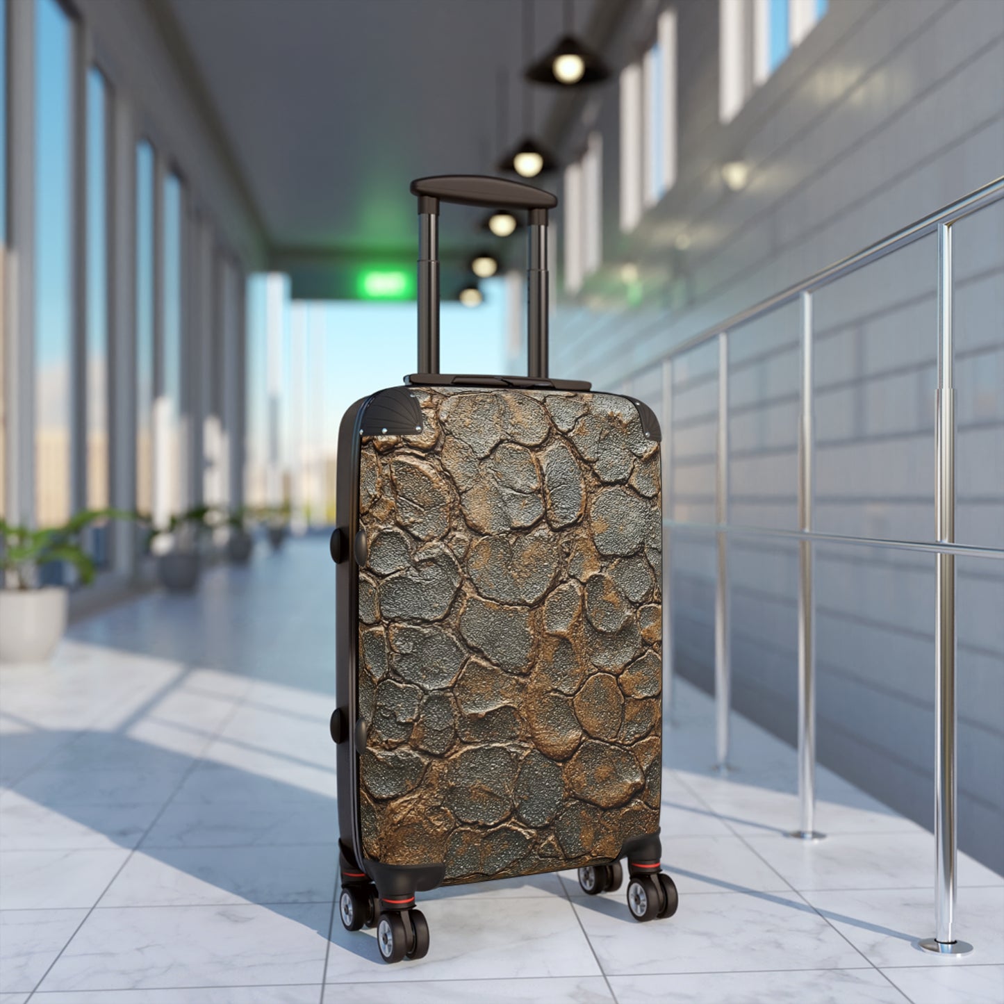 T-Rex Leather Rustic Design Suitcase, Travel Luggage for Dinosaur Hunters, Unique Carry-On, Stylish Baggage, Adventure Essentials, Gift for Travelers, Vacation Gear