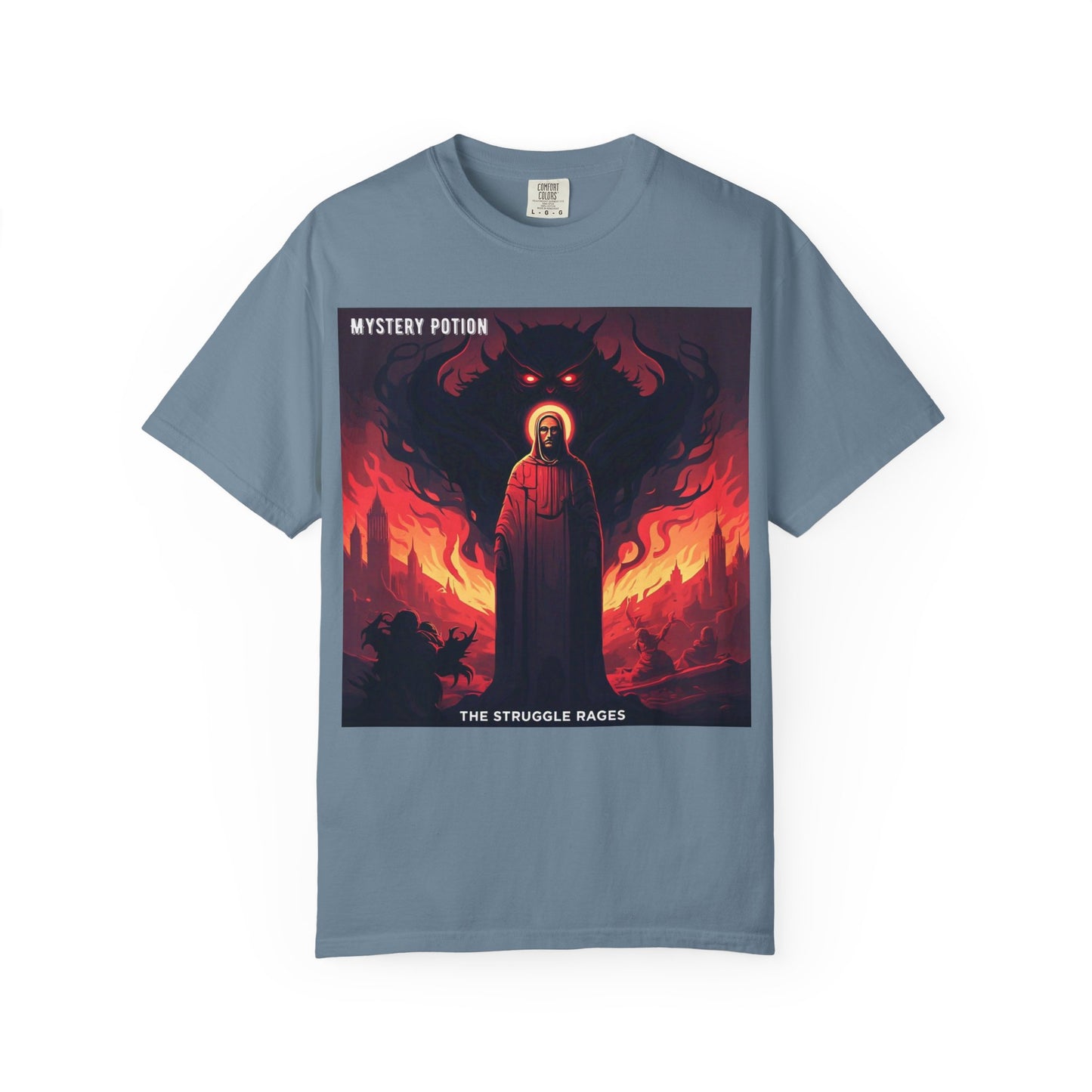 Mystical Struggle Graphic Tee - Perfect for Fans of Fantasy, Unique Gift, Casual Wear, Unisex T-shirt, Graphic Art Clothing