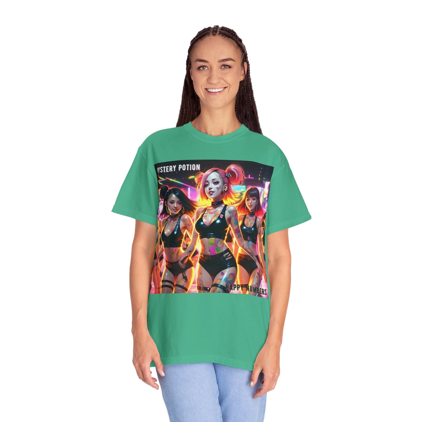 Mystery Potion Unisex T-Shirt, Trendy Graphic Tee for Women, Summer Festival Shirt, Edgy Streetwear, Gifts for Gamers, Cool Casual Wear