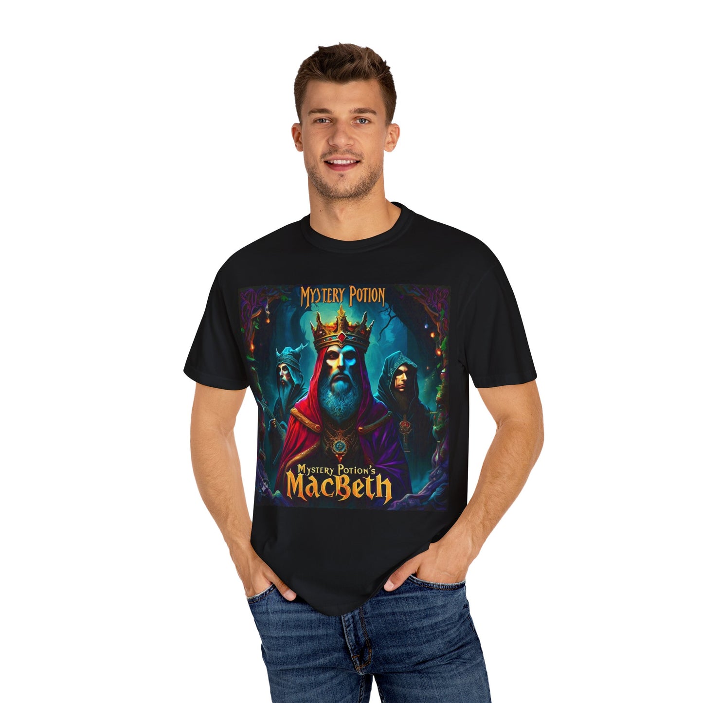 Mystery Potion Macbeth Shirt | Unisex T-Shirt for Fans, Halloween Costume, Literary Gifts, Theatre Lovers