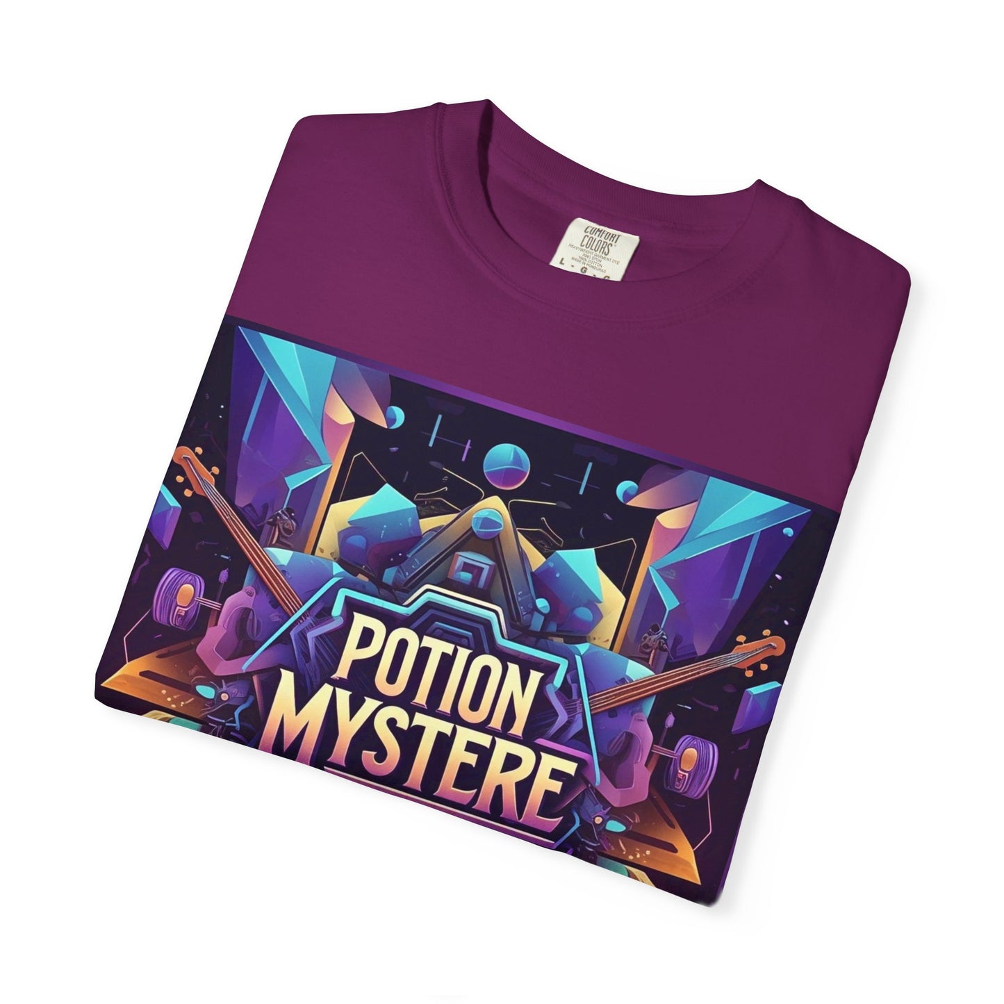 Potion Mystere Graphic Tee, Artistic Unisex Shirt, Handmade Gift, Festival Apparel, Unique Art T-shirt