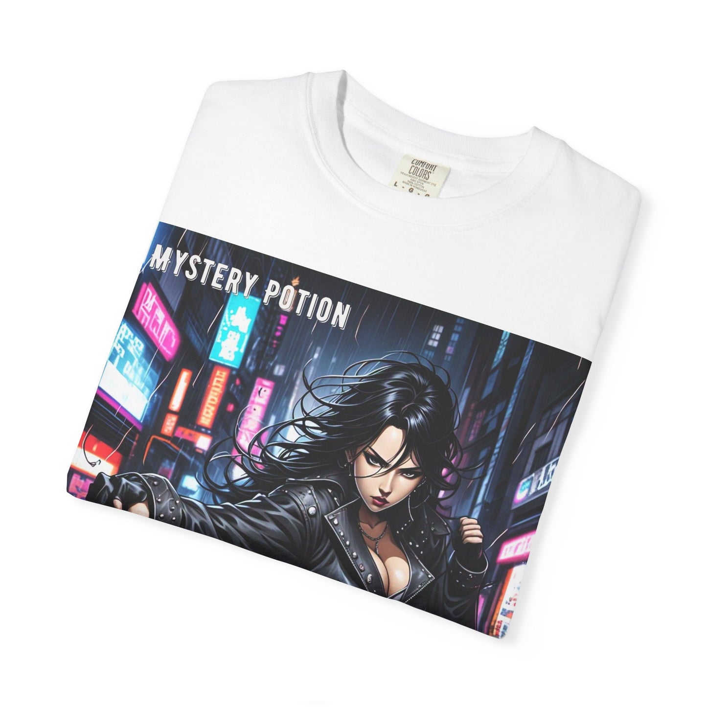 Mystery Potion Art Of Living Graphic T-Shirt, Cool Unisex Tee, Urban Style Apparel, Casual Streetwear, Gift for Gamers, Graphic Tee for Events