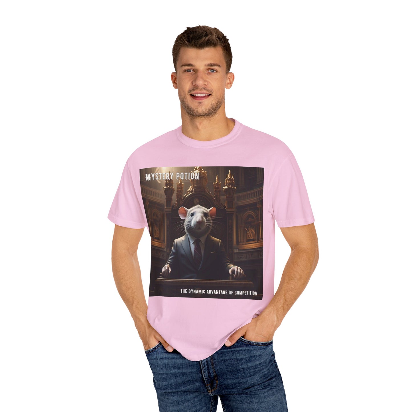 Mystery Potion Funny Unisex T-Shirt, Gift for Animal Lovers, Quirky Tee, Unique Graphic Shirt, Perfect for All Occasions