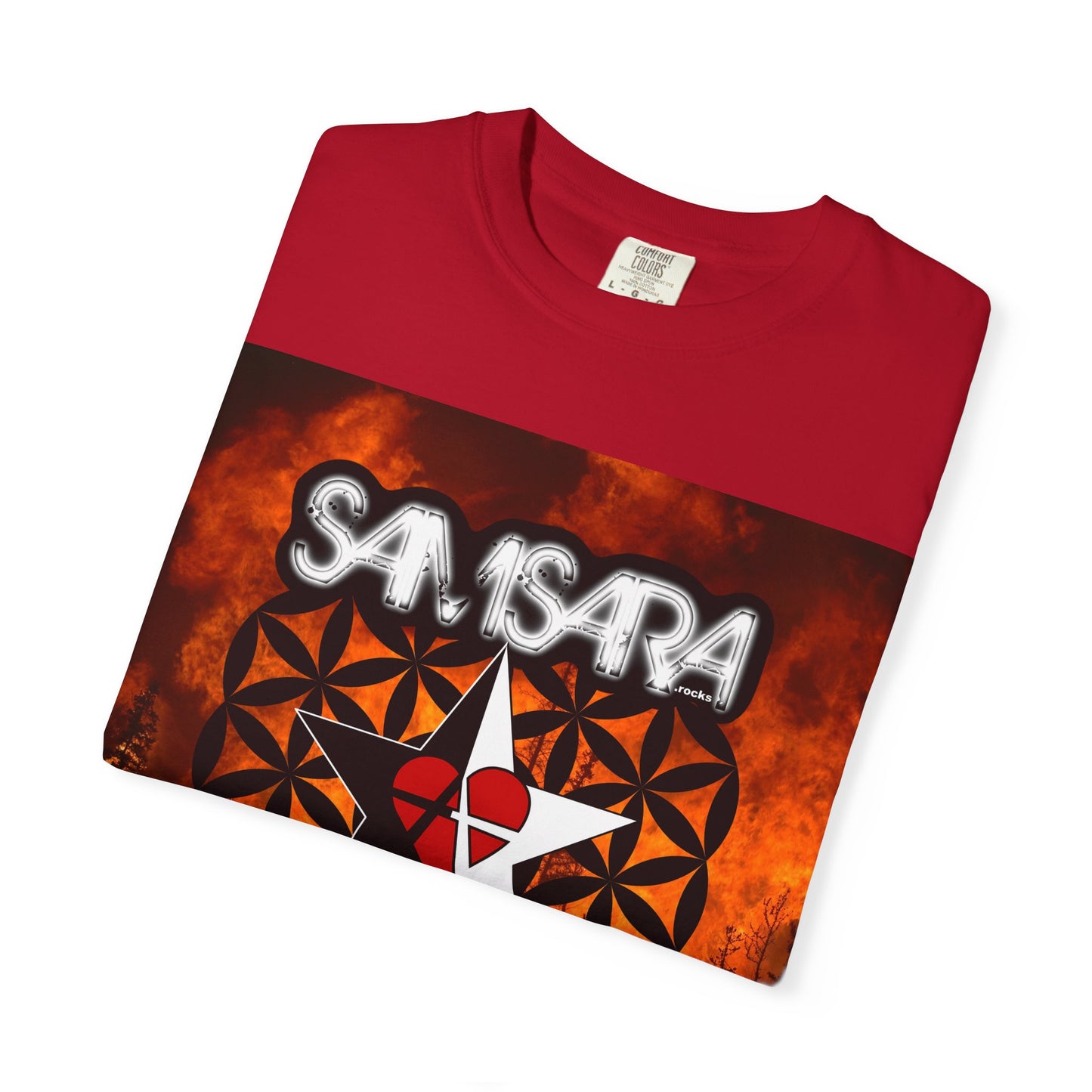 'Permanent Damage' by Samsara, Bold Graphic T-Shirt, Music Festival Gear, Unisex Casual Tee, Unique Gift for Friends, Statement Apparel, Concert Outfit