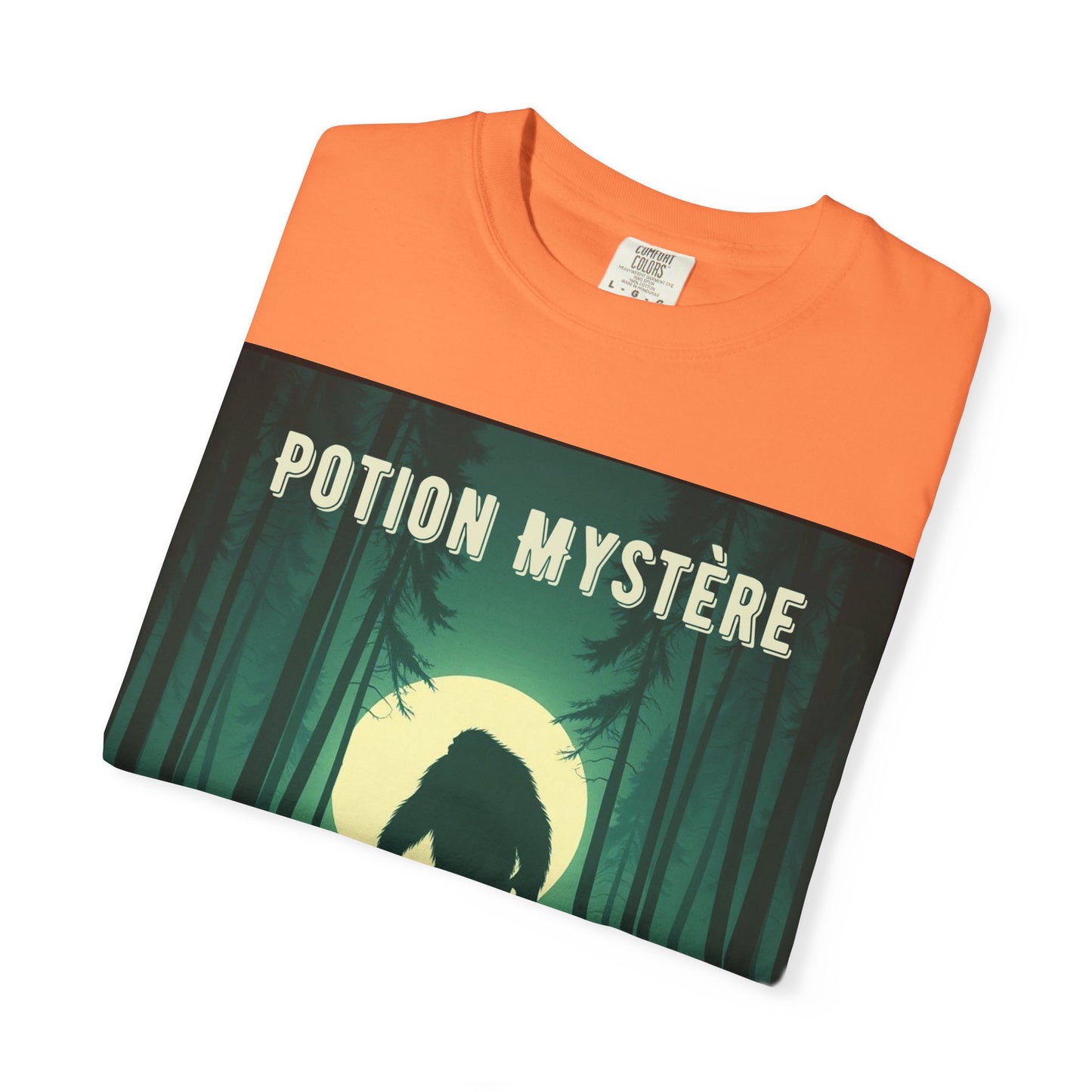 'Yeti' par Potion Mystère, Mysterious Yeti T-Shirt, Unisex Graphic Tee, Adventure Apparel, Gift for Explorers, Nature-Inspired Clothing for Sasquatch Lovers