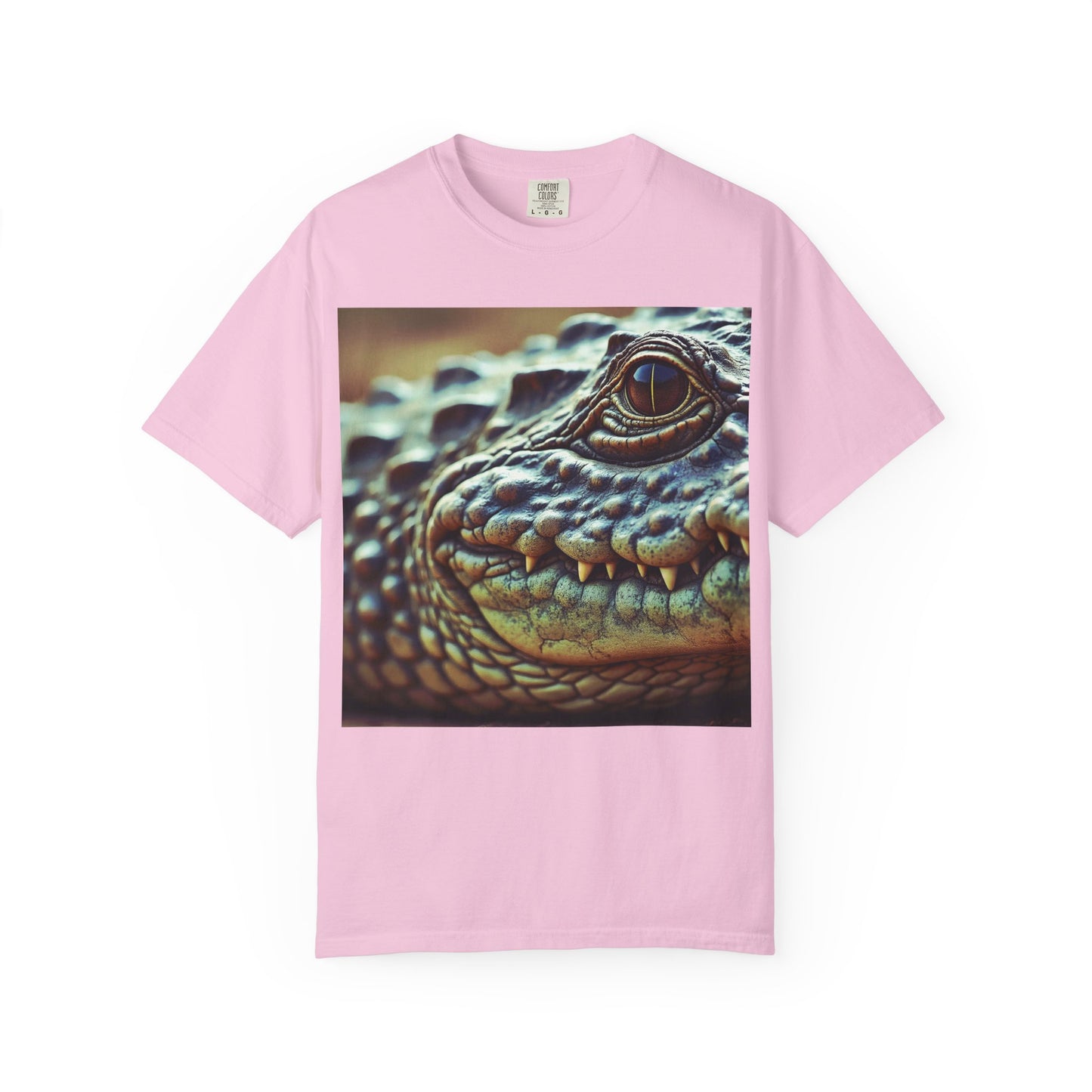 Aligator Unisex Garment-Dyed T-Shirt with Lizard Design, Cool Animal Tee for Nature Lovers, Gift for Her, Him, Birthday, Outdoor Enthusiasts