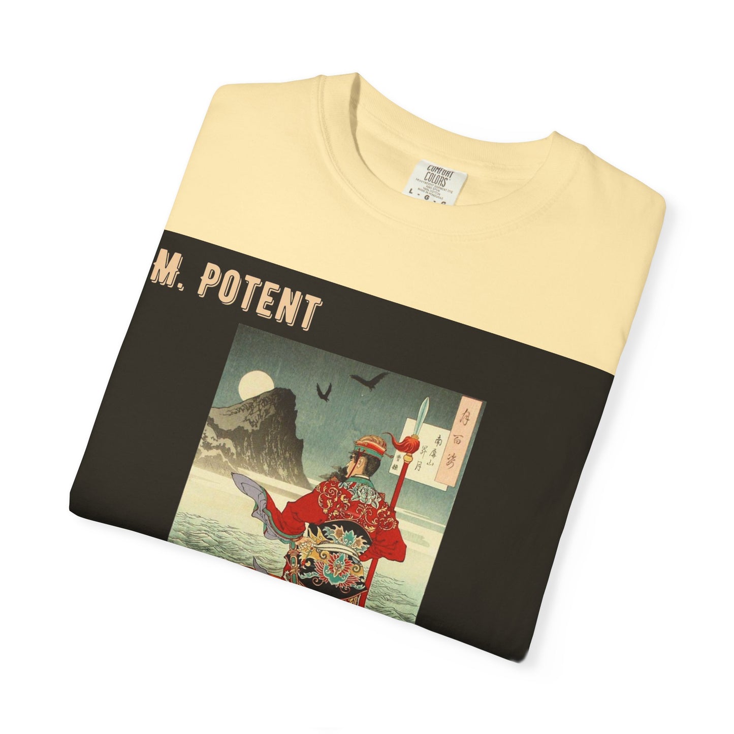 M. Potent Unisex Garment-Dyed T-Shirt, Casual Tee, Graphic Shirt, Streetwear Fashion, Gift for Music Lovers, Unique Style