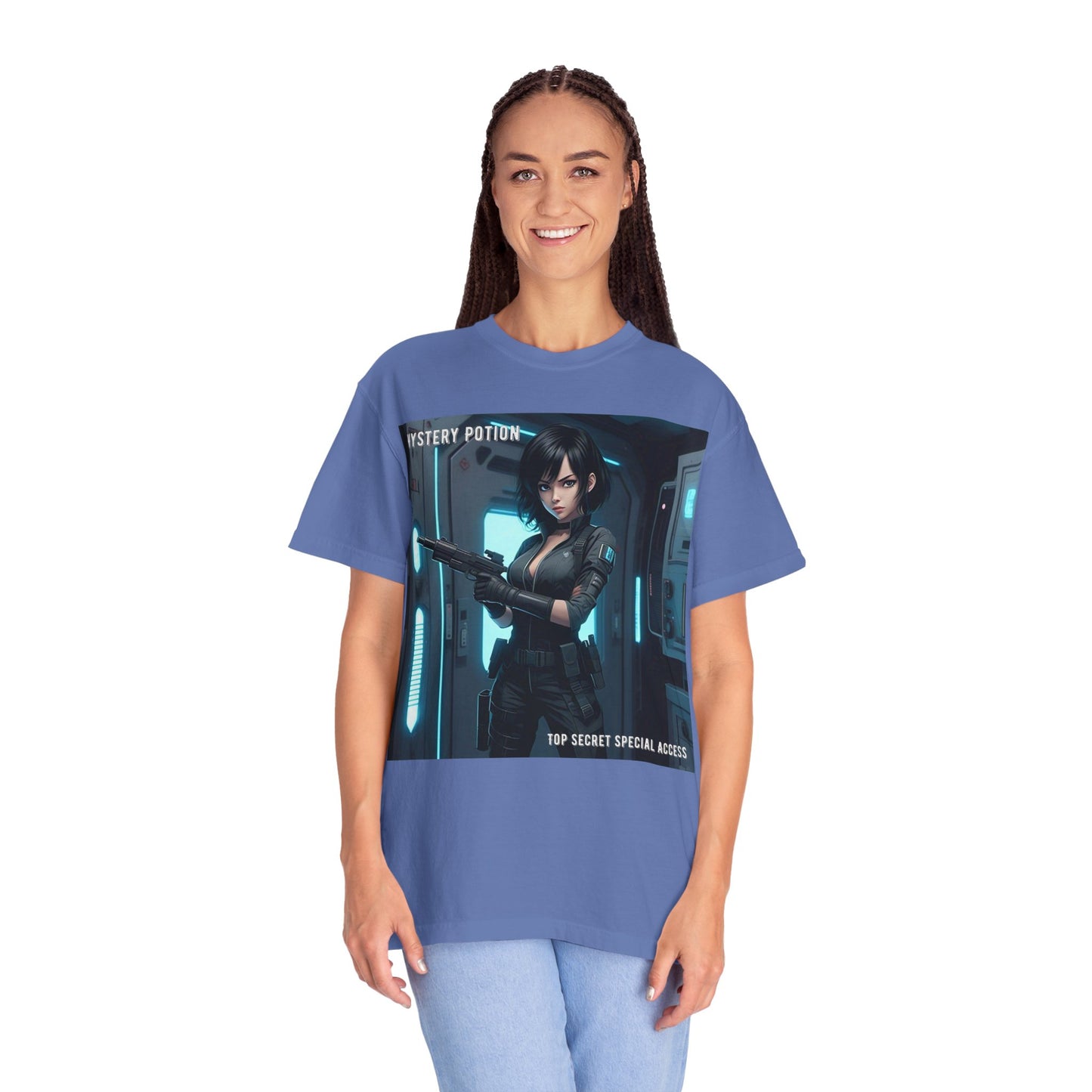 Mystery Potion Graphic Tee, Gamer T-Shirt, Unisex Clothing, Casual Wear, Birthday Gift, Top Secret Access Shirt