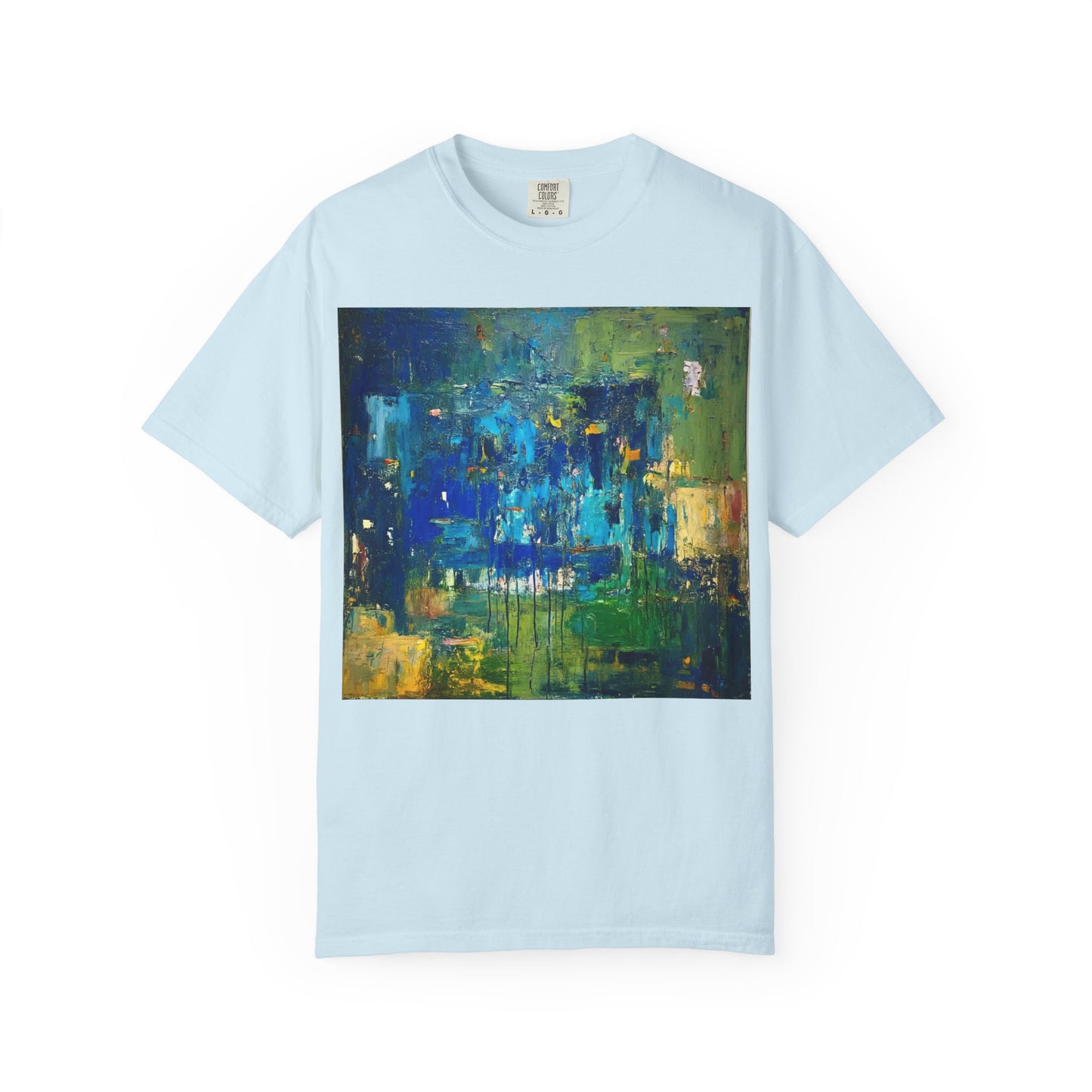 Artistic Unisex T-Shirt, Colorful Abstract Tee, Casual Wear, Gift for Art Lovers, Summer Essential, Unique Graphic Shirt