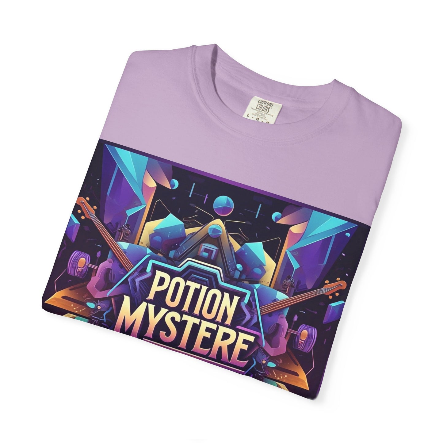 Potion Mystere Graphic Tee, Artistic Unisex Shirt, Handmade Gift, Festival Apparel, Unique Art T-shirt