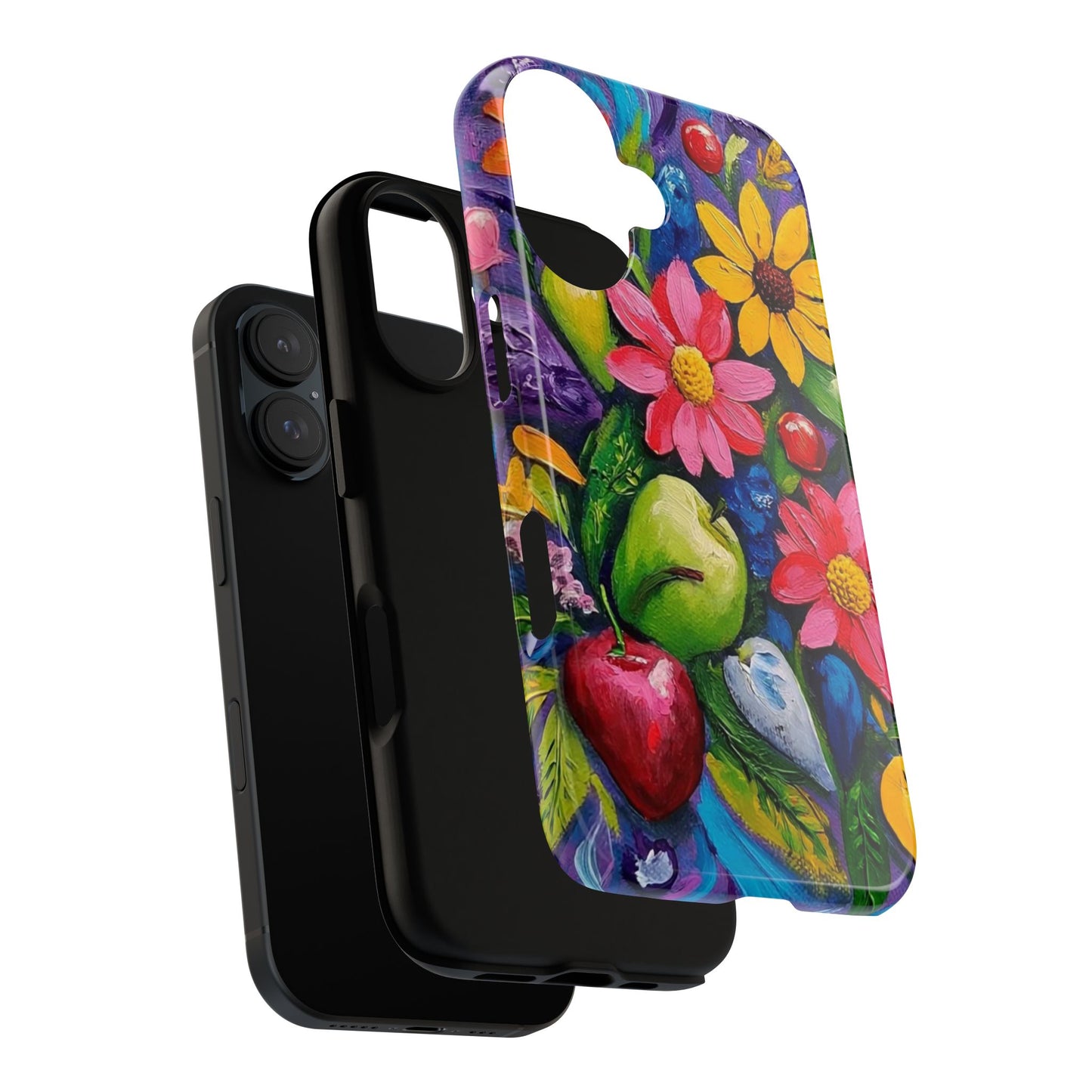 Flower to the Power of Fruit Tough Cases, vibrant, colorful floral and culinary beauty and classy