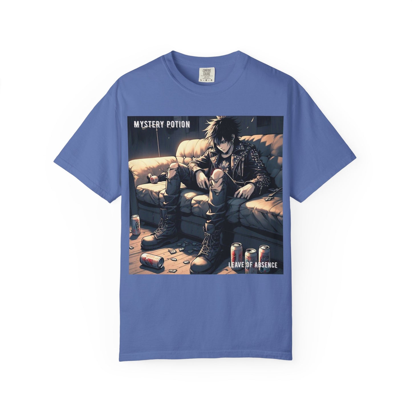 'Leave of Absence' by Mystery Potion Graphic T-Shirt, Unisex Casual Tee, Anime Merchandise, Gift for Fans, Streetwear Style
