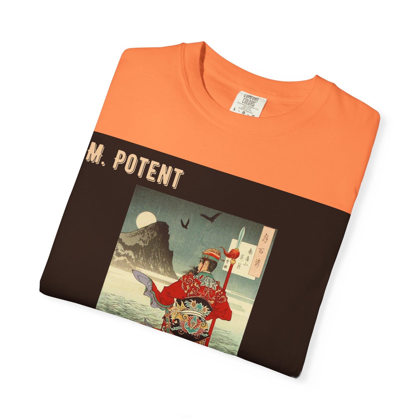 M. Potent Unisex Garment-Dyed T-Shirt, Casual Tee, Graphic Shirt, Streetwear Fashion, Gift for Music Lovers, Unique Style