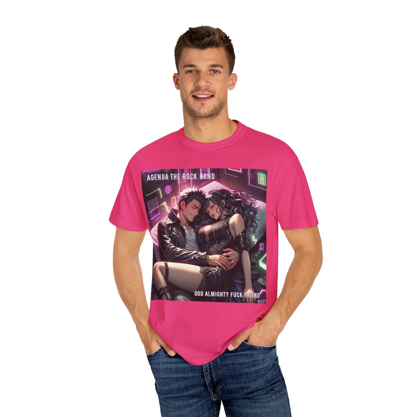 Rock Band Explicit Graphic T-Shirt, Vintage Music Tee, Unisex Kurt Cobain Shirt, Retro Style Apparel, Perfect for Concerts or Gifting
