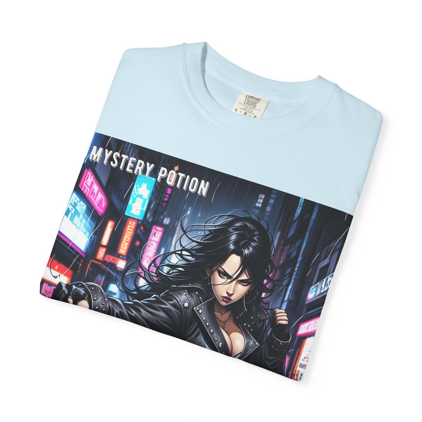 Mystery Potion Art Of Living Graphic T-Shirt, Cool Unisex Tee, Urban Style Apparel, Casual Streetwear, Gift for Gamers, Graphic Tee for Events