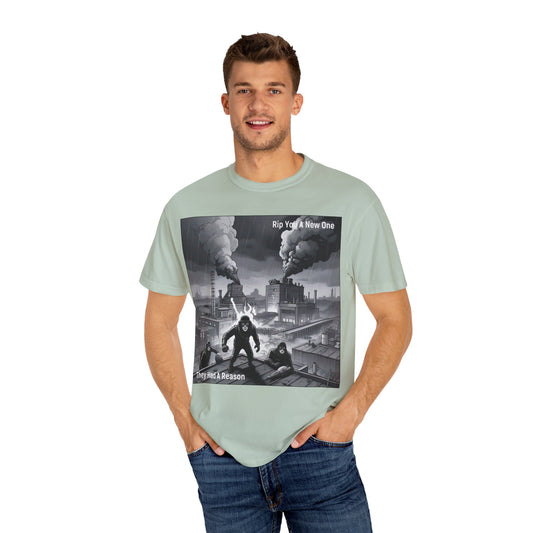 'They Had A Reason' by Rip You A New One, Urban Art Graphic Tee, Statement T-shirt, Vintage Style Tee, Streetwear Shirt, Gift for Music Lovers, Unique Graphic Top