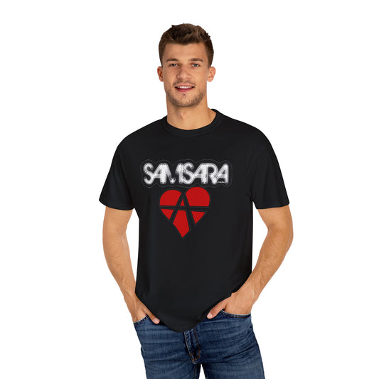 Samsara Unisex T-Shirt, Band Picture on back, Comfortable Graphic Shirt for Music Lovers, Perfect for Concerts, Gifts for Friends, Casual Wear, Street Style