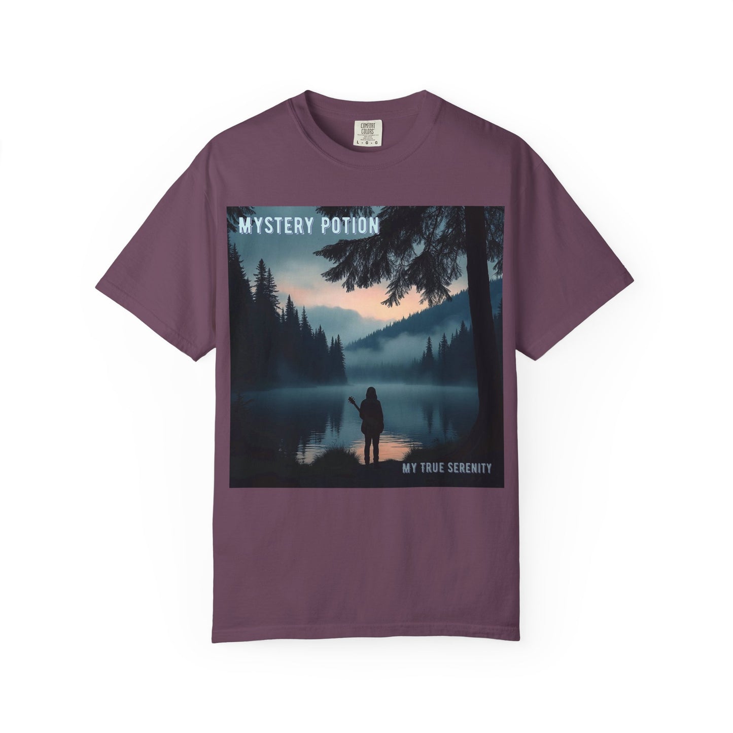 'My True Serenity' by Mystery Potion Unisex T-Shirt | Nature Lover Gift, Outdoor Adventure Tee, Casual Everyday Wear, Unique Graphic Shirt, Cozy and Stylish