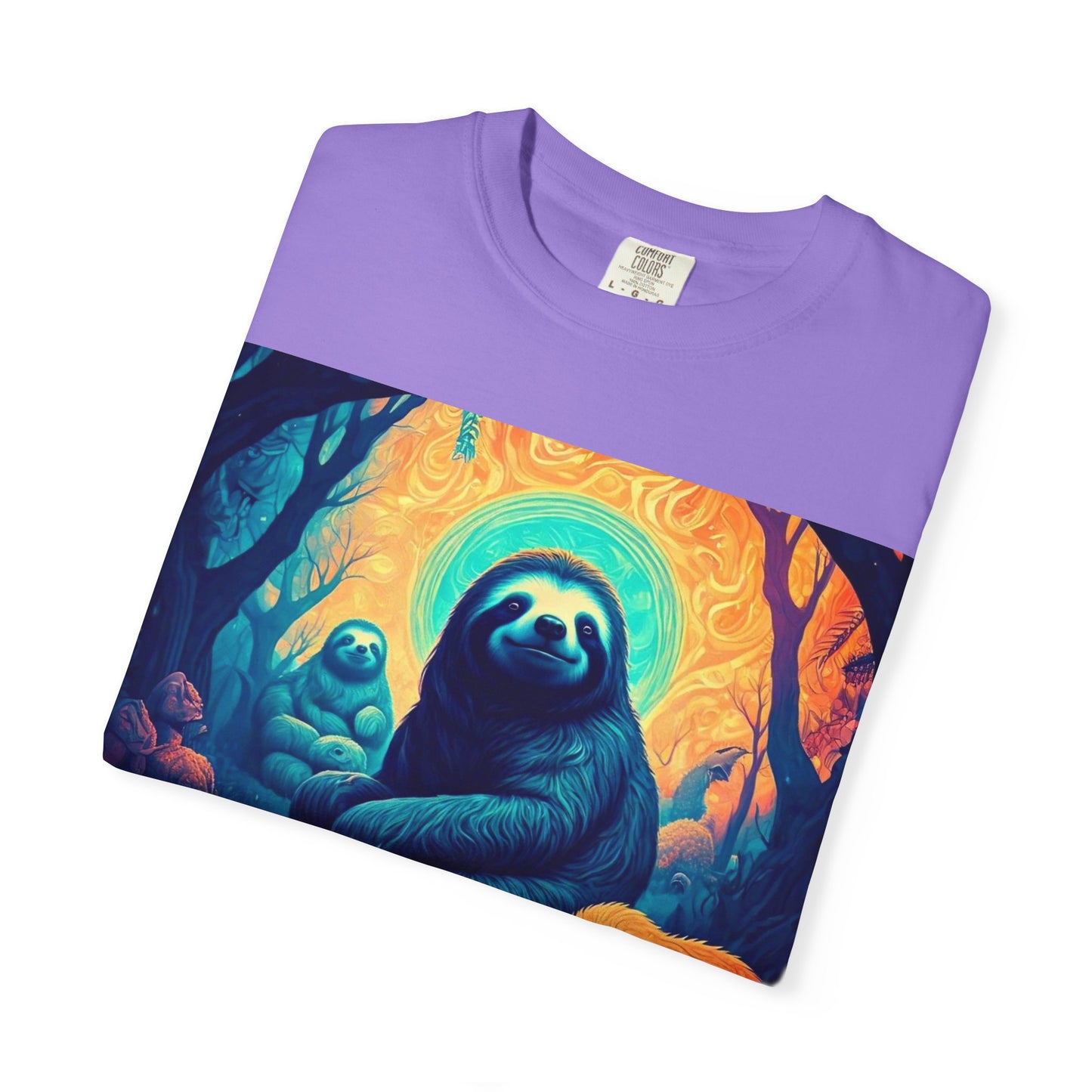 Vibrant Wildlife T-Shirt - Unisex Garment-Dyed Tee, Nature Lover Gift, Animal Art Shirt, Eco-Friendly Fashion, Summer Essentials