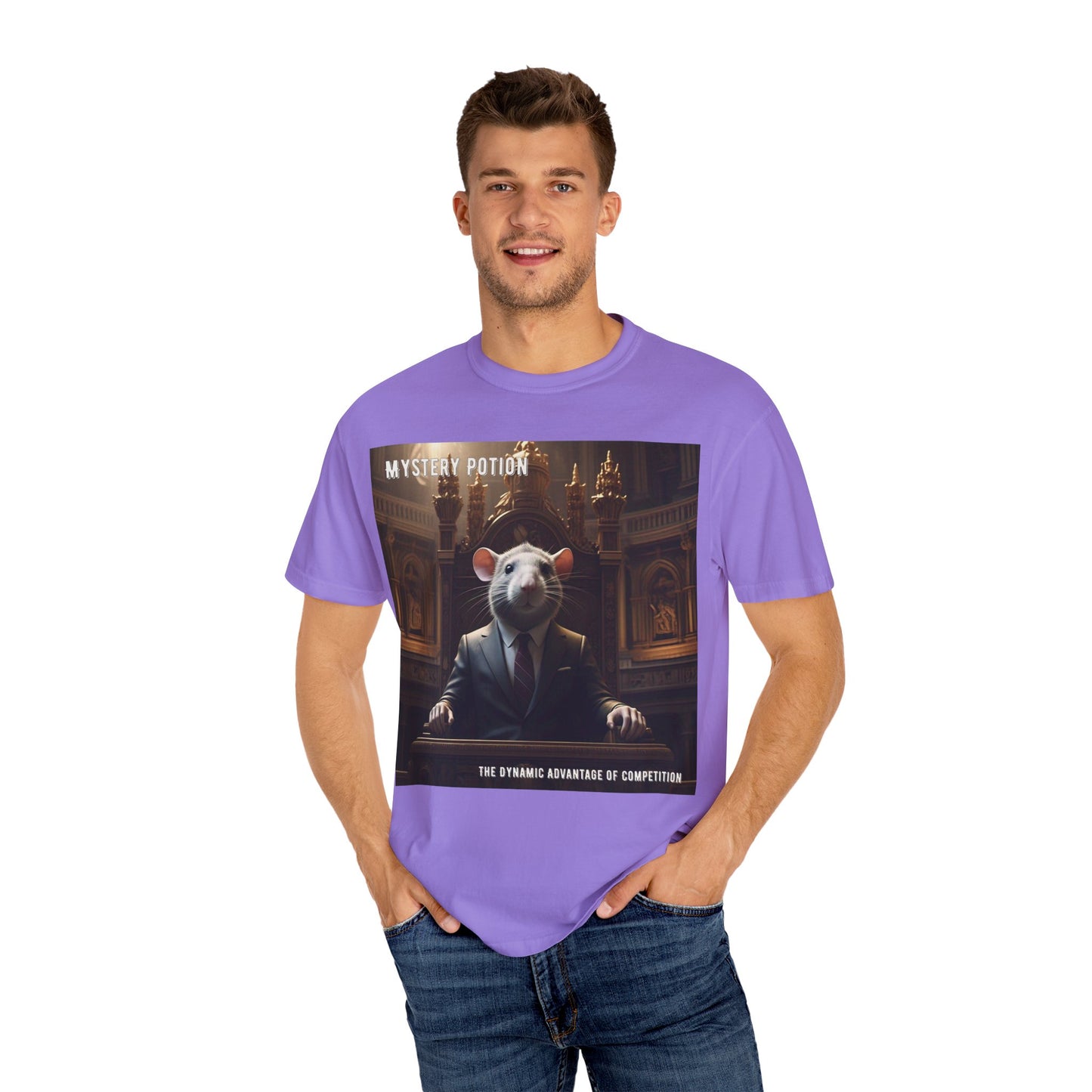 Mystery Potion Funny Unisex T-Shirt, Gift for Animal Lovers, Quirky Tee, Unique Graphic Shirt, Perfect for All Occasions