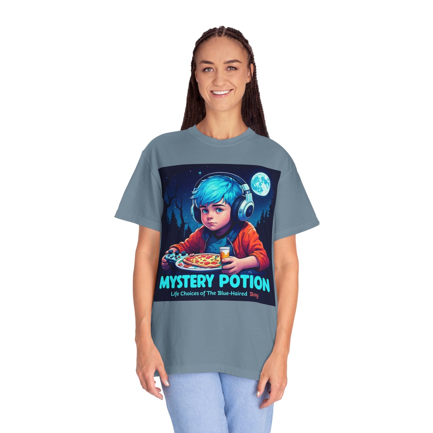 Mystery Potion T-shirt, Gamer Tee, Unisex Graphic Tee, Quirky Gift, Unique Design, Retro Vibe