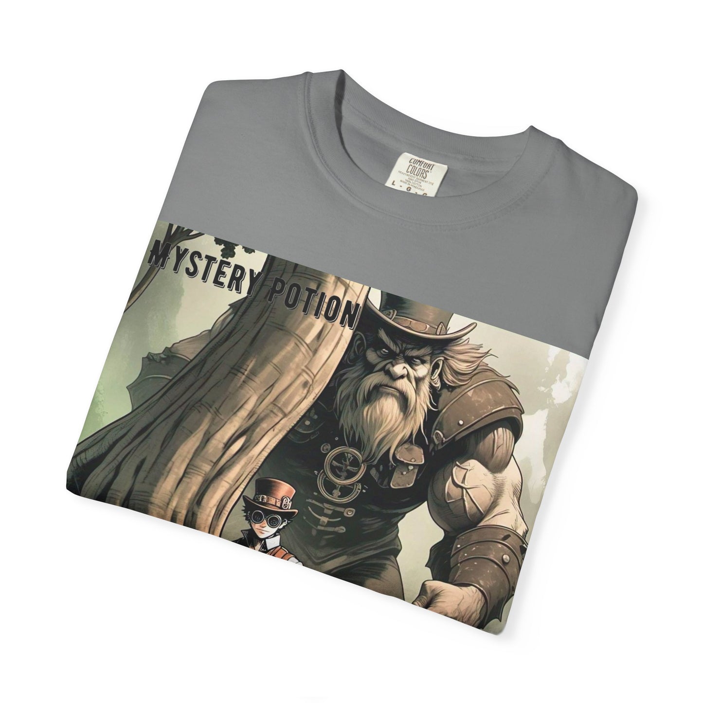 Mystery Potion Adventure T-Shirt, Fantasy Shirt, Unisex Graphic Tee, Gamer Gift, Nature Lover Gift, Cool T-Shirt for Events