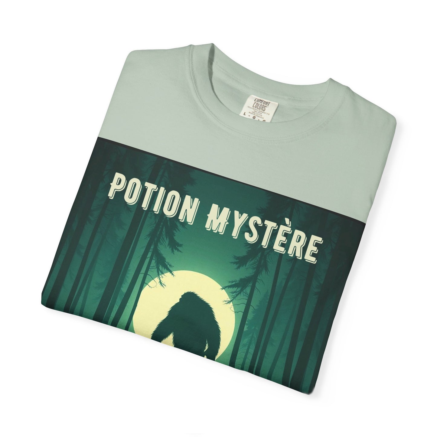 'Yeti' par Potion Mystère, Mysterious Yeti T-Shirt, Unisex Graphic Tee, Adventure Apparel, Gift for Explorers, Nature-Inspired Clothing for Sasquatch Lovers