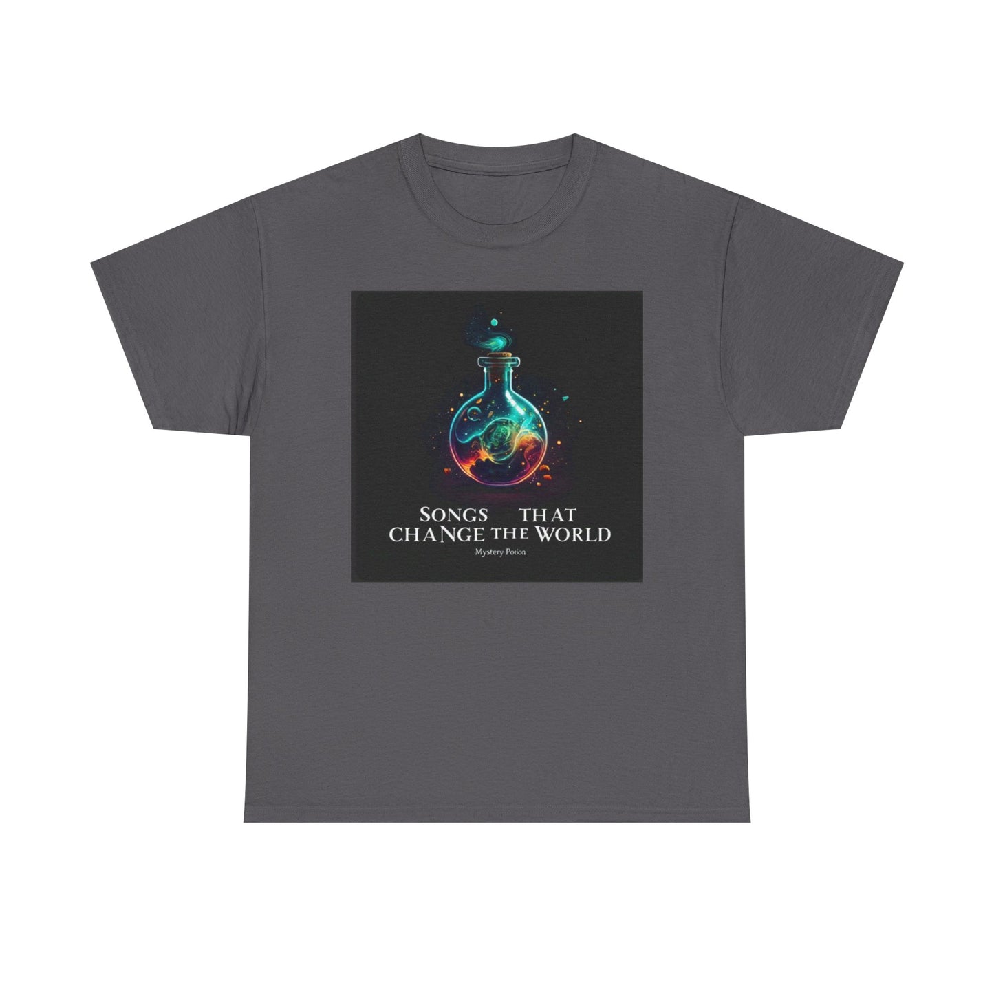 'Songs That Change The World' by Mystery Potion Viral Statement Tee