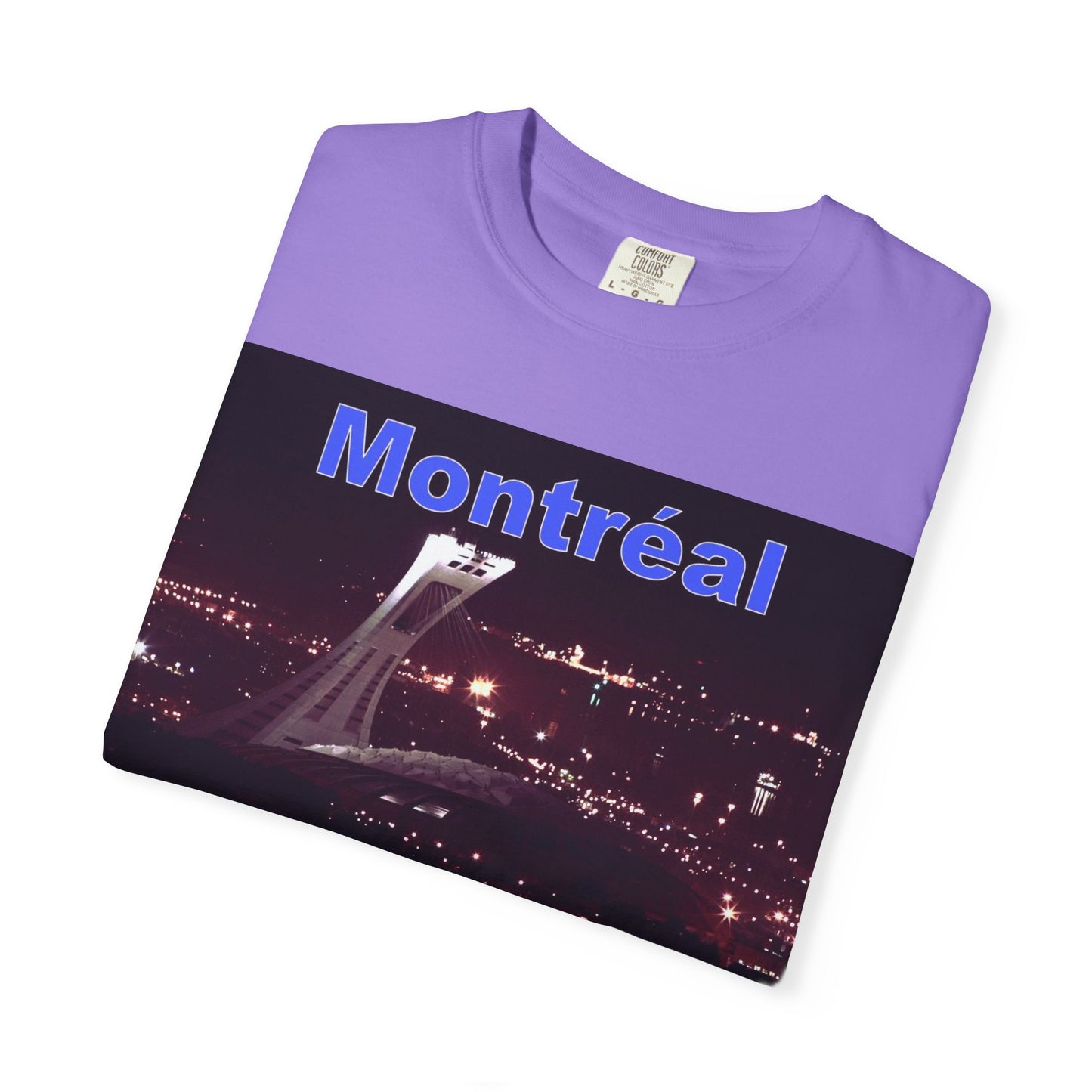Montreal Night Skyline Unisex T-Shirt, City Love Tee, Travel Shirt, Gift for Her, Vintage Graphic Top