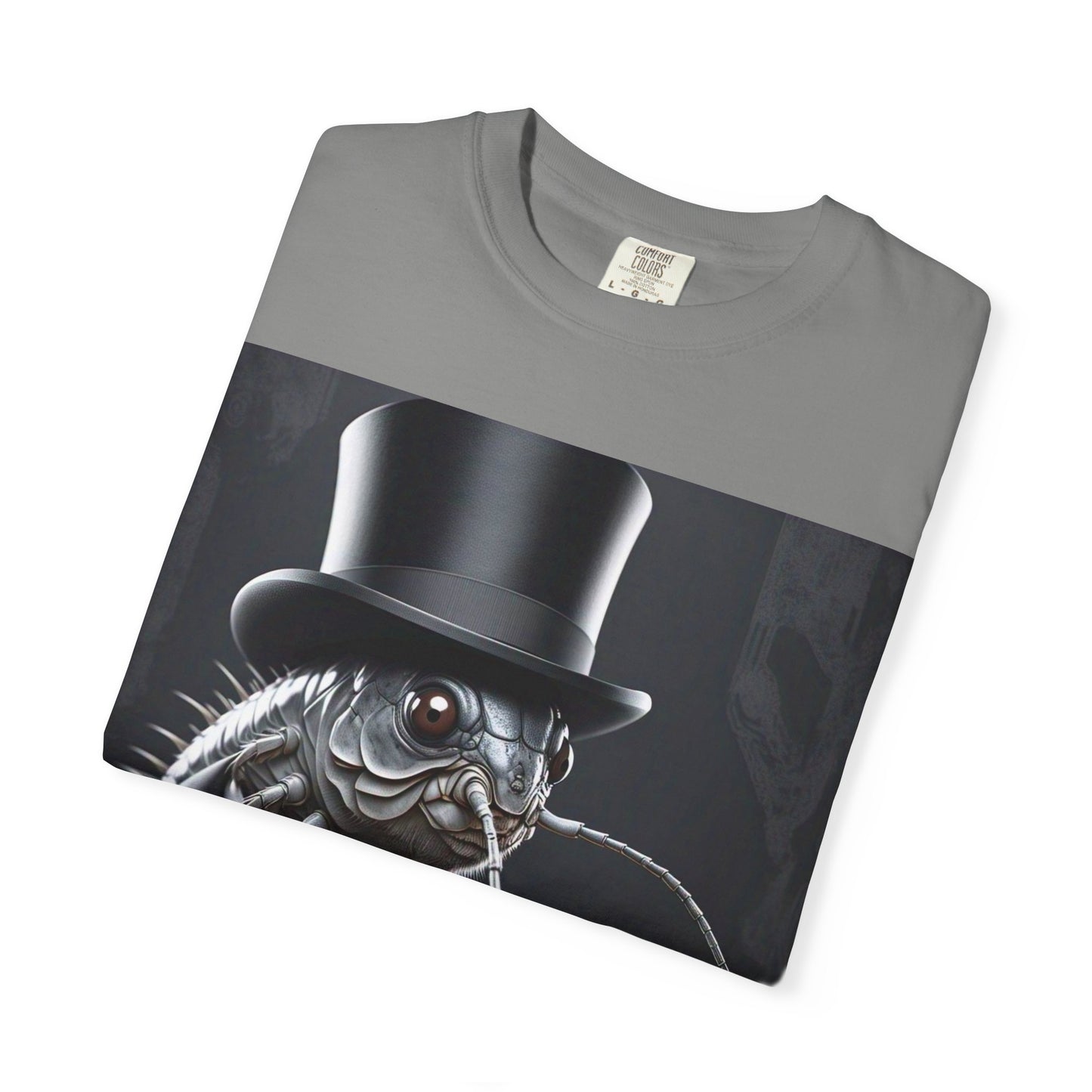 Whimsical Silver Fish Gentleman T-shirt | Fun Gift for Aquatic Lovers, Unique Humor Shirt, Casual Wear, Creative Outfit