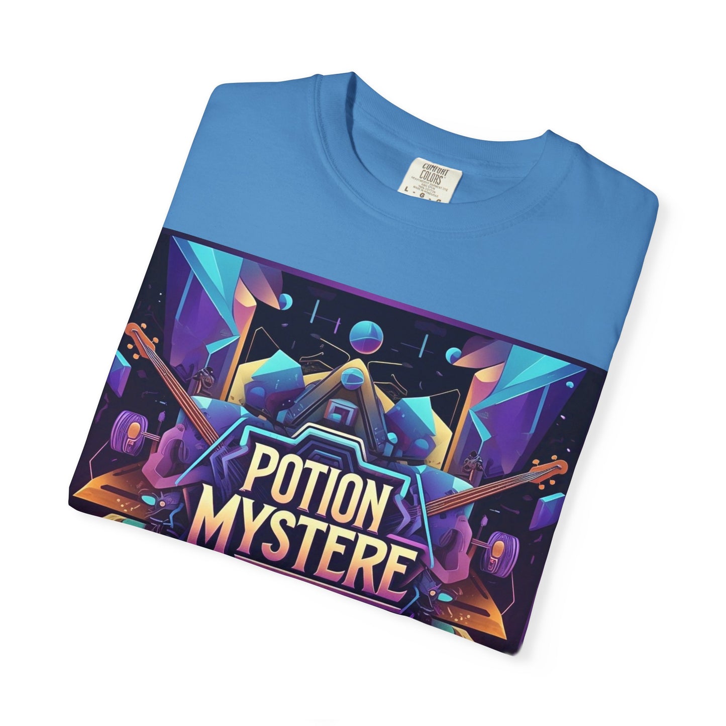 Potion Mystere Graphic Tee, Artistic Unisex Shirt, Handmade Gift, Festival Apparel, Unique Art T-shirt