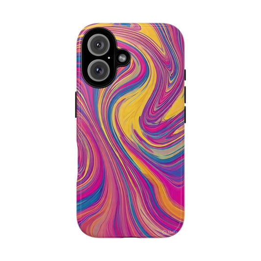 Colorful Phone Case | Tough Cases | Trendy, Abstract Art, Vibrant Protection, Gift for Her, Accessories