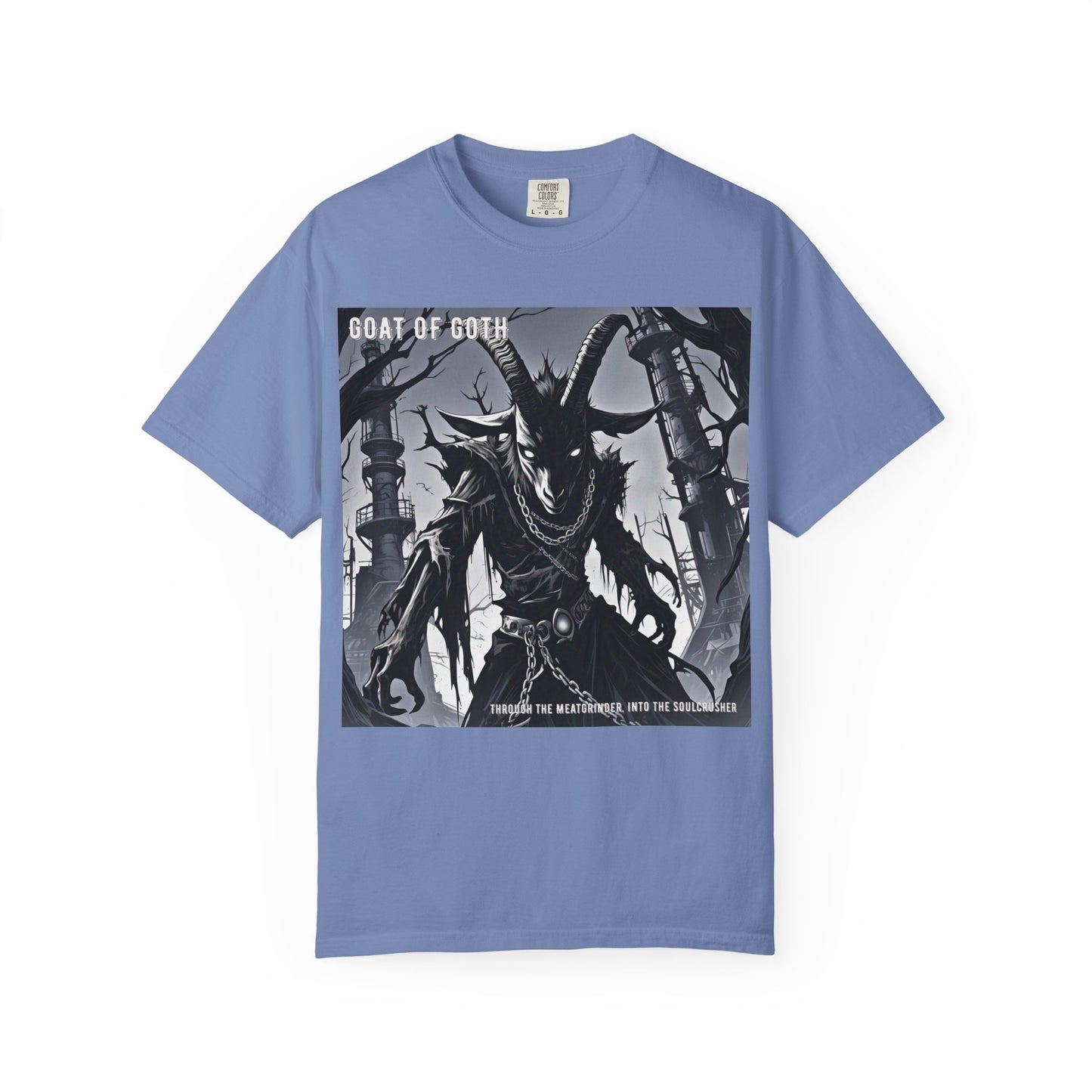 Gothic Graphic T-Shirt, Goat of Goth Tee, Unisex Casual Wear, Alternative Streetwear, Edgy Apparel for Fans, Perfect Gift for Halloween