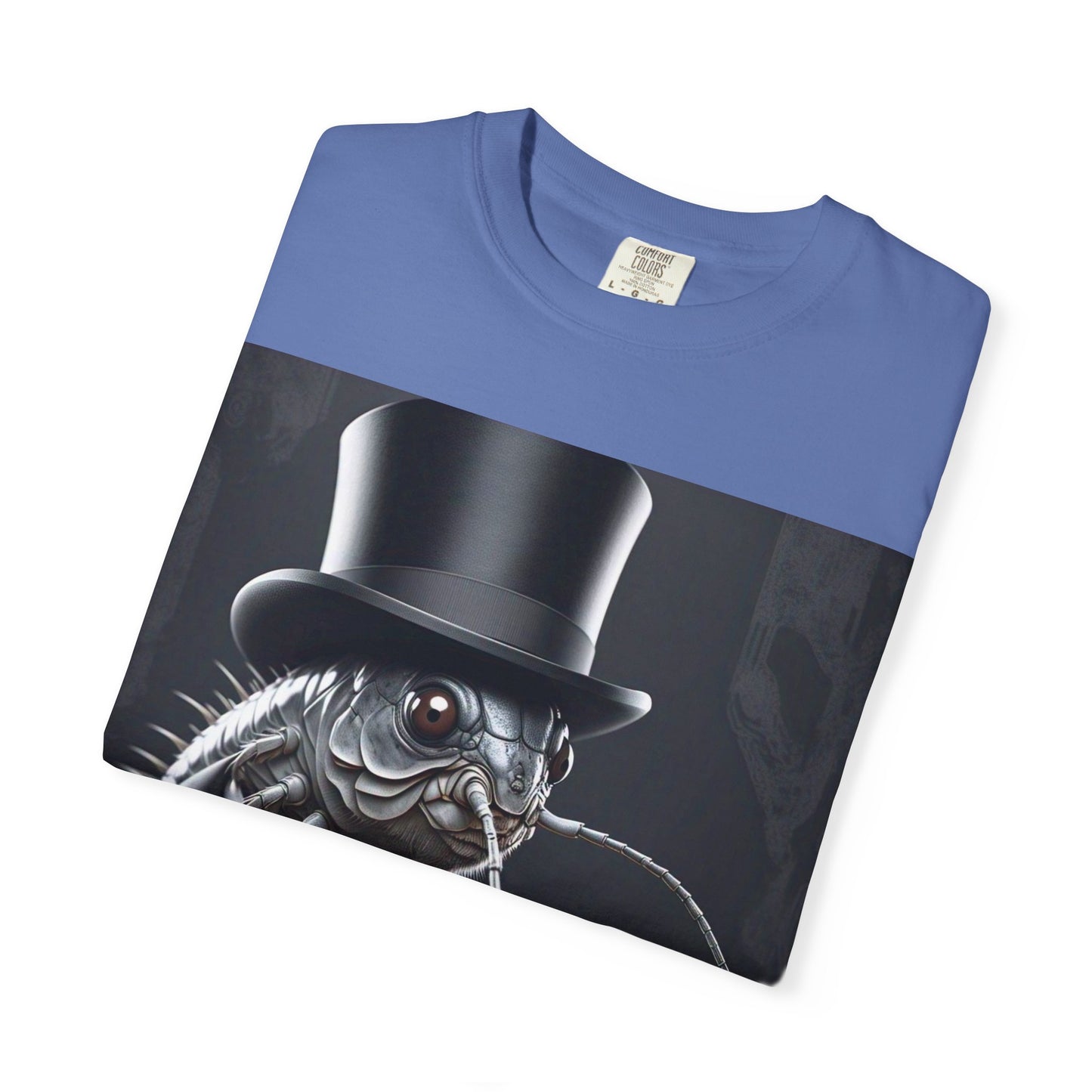 Whimsical Silver Fish Gentleman T-shirt | Fun Gift for Aquatic Lovers, Unique Humor Shirt, Casual Wear, Creative Outfit
