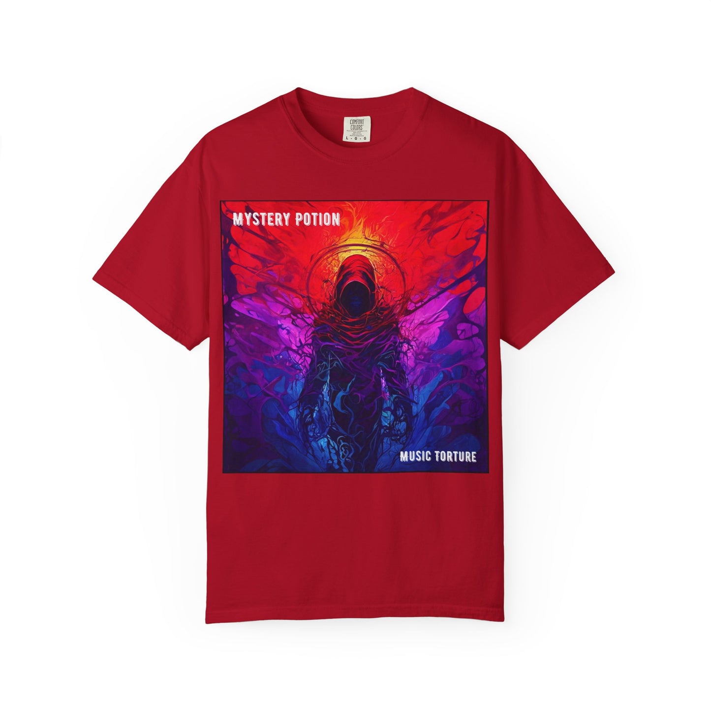 'Music Torture' by Mystery Potion Unisex Garment-Dyed T-shirt, Music Torture Tee, Vibrant Graphic Shirt, Cool Casual Wear, Gift for Music Lovers, [...]
